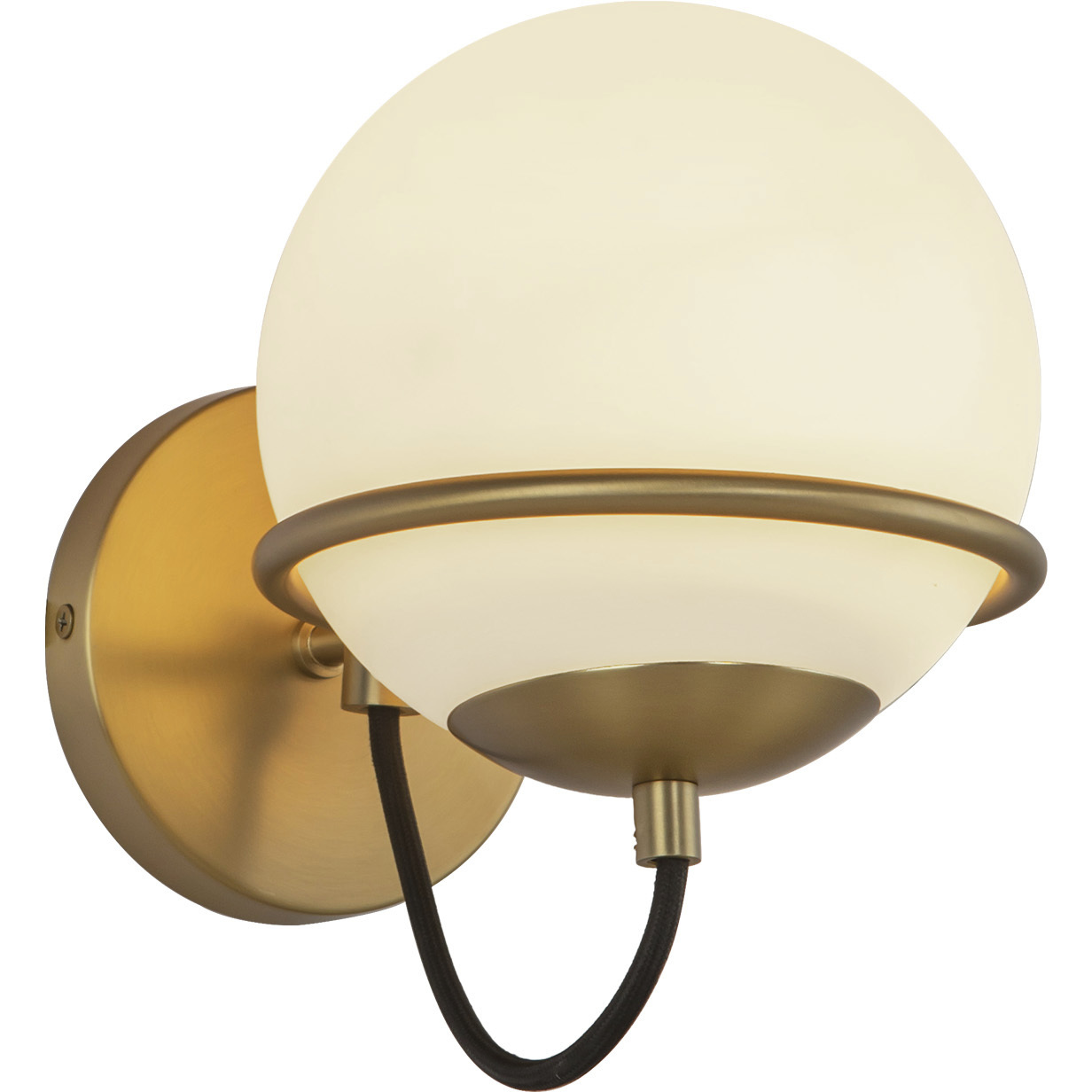 Alora Mood Alba 1 Light 6.5 inch Aged Gold Wall/Vanity Light Wall Light