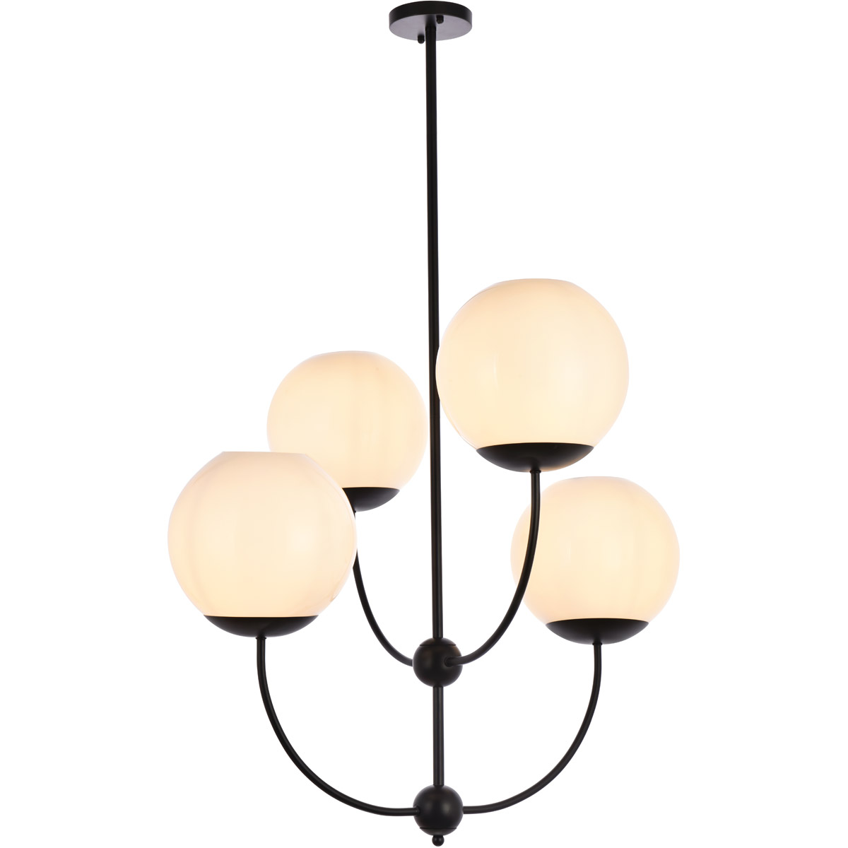 Lennon 4 Light 32 inch Black Pendant Ceiling Light
