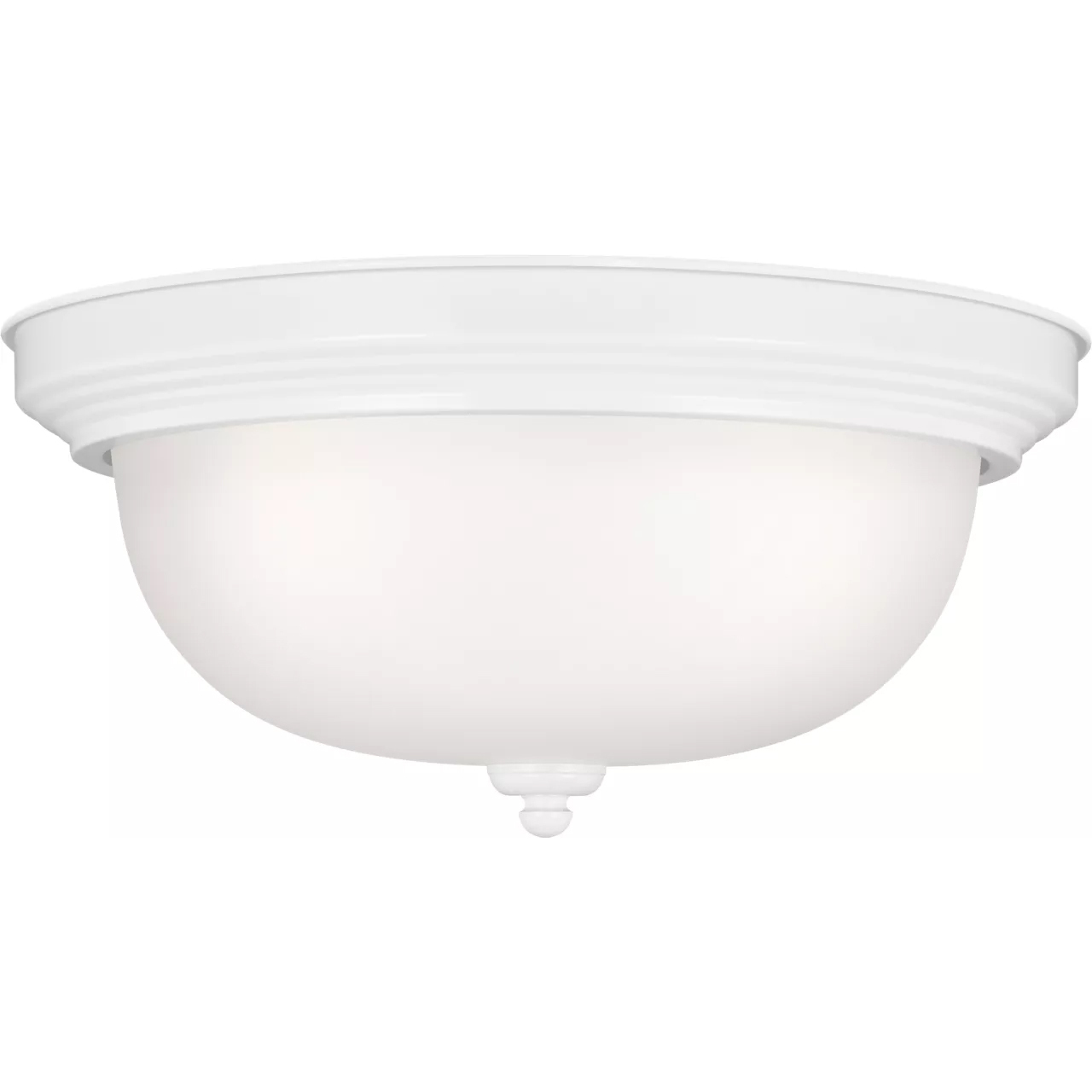 Geary 3 Light 14.5 inch White Flush Mount Ceiling Light