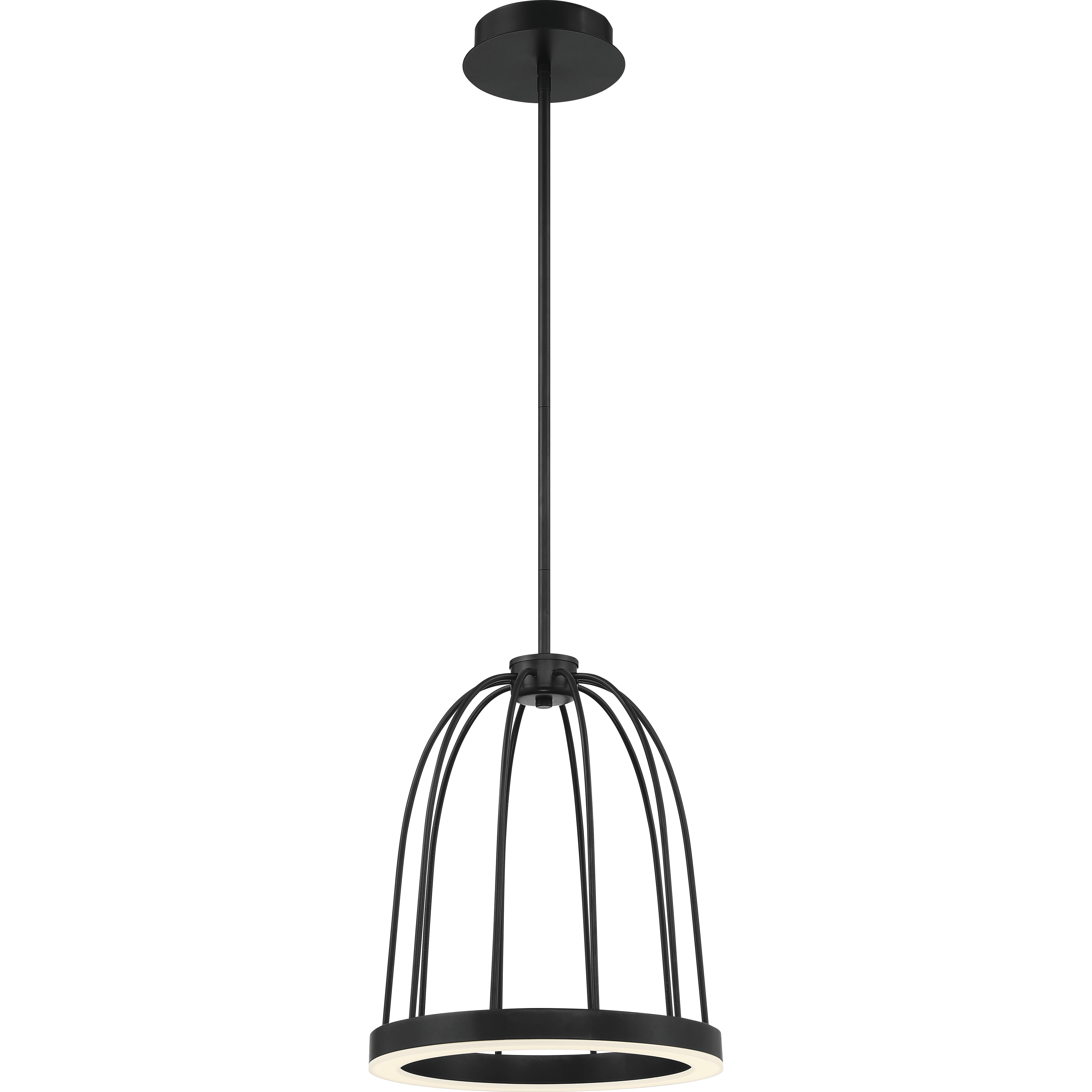 Bura LED 12 inch Black Pendant Ceiling Light
