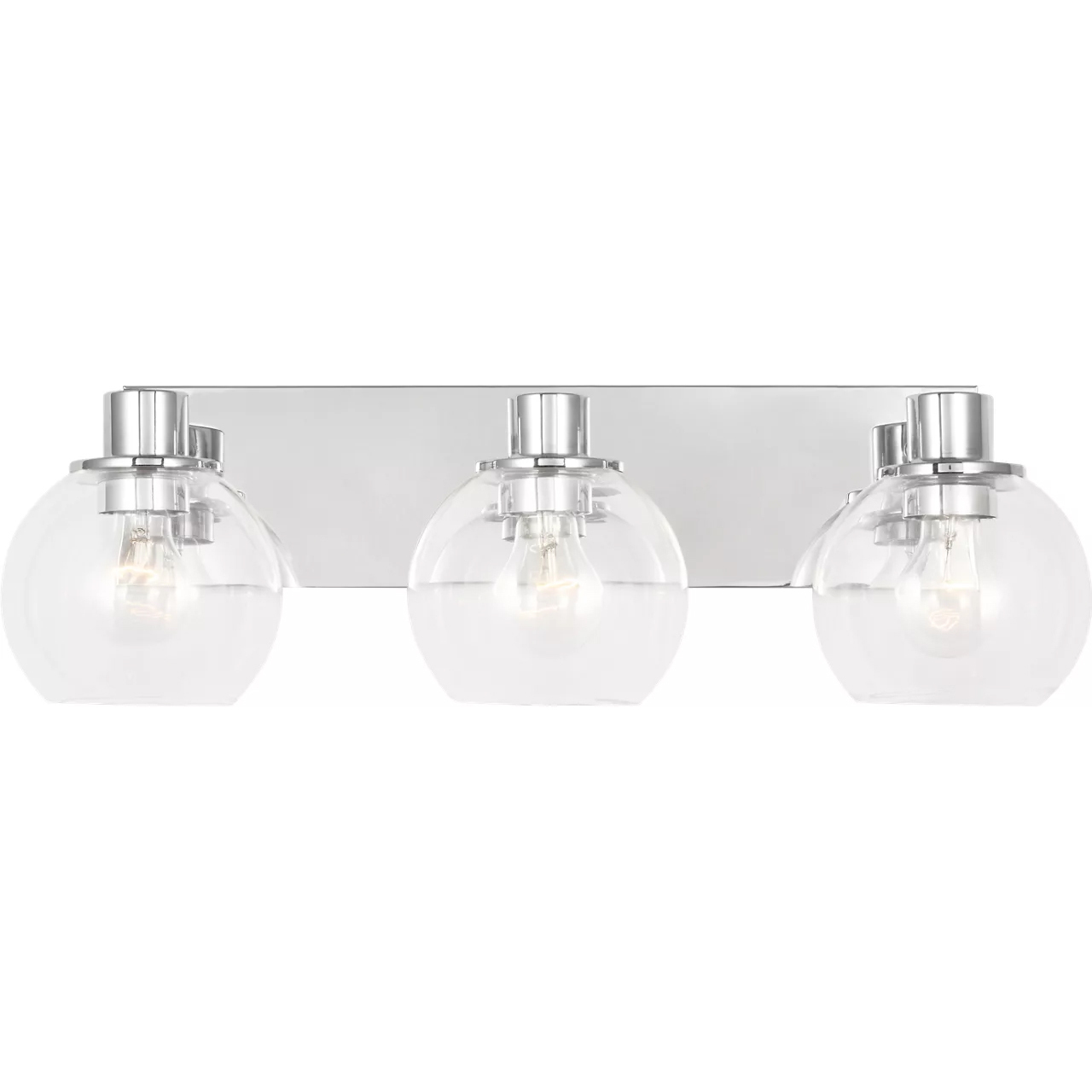 Rito 3 Light 23.13 inch Chrome Bath Light Wall Light, Large
