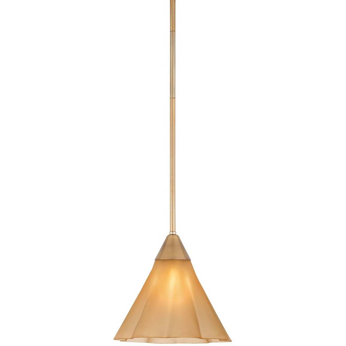 Gabrielle 1 Light 11 inch Aged Brass Pendant Ceiling Light