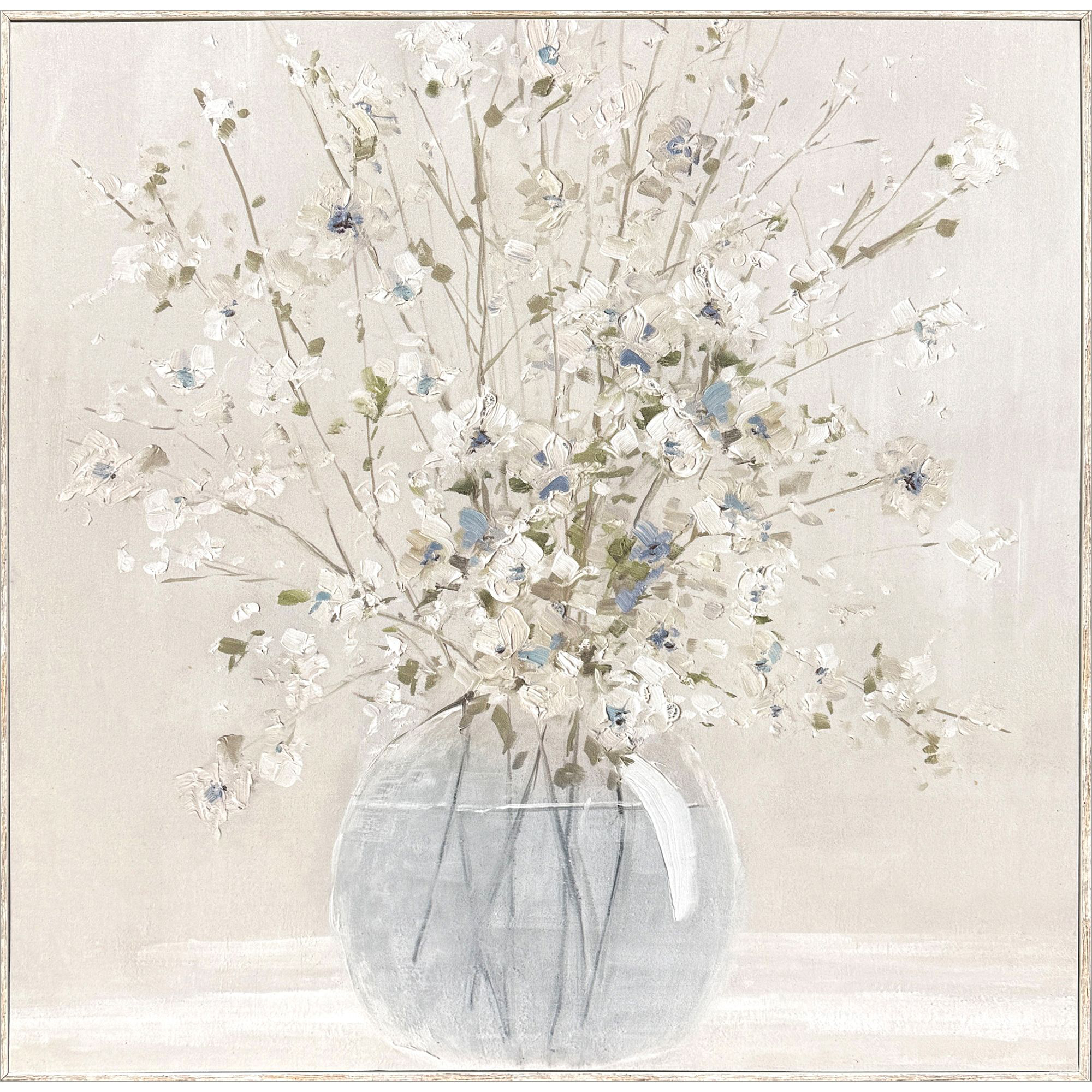 Blooming Blossoms II 25 X 25 inch Non-Glass Framed Art, Propac
