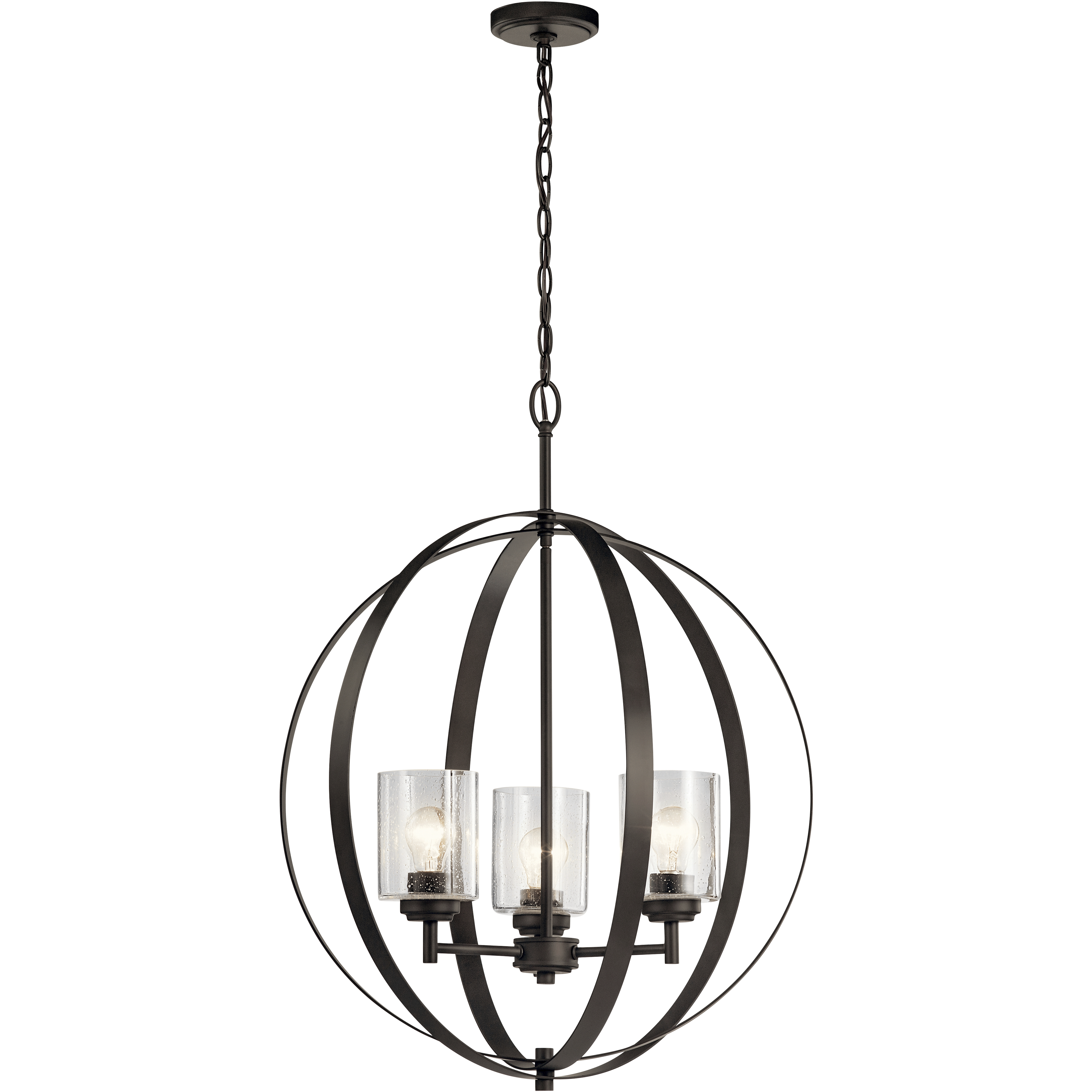 Winslow 3 Light 24.5 inch Olde Bronze Chandelier 1 Tier Medium Ceiling Light, Medium