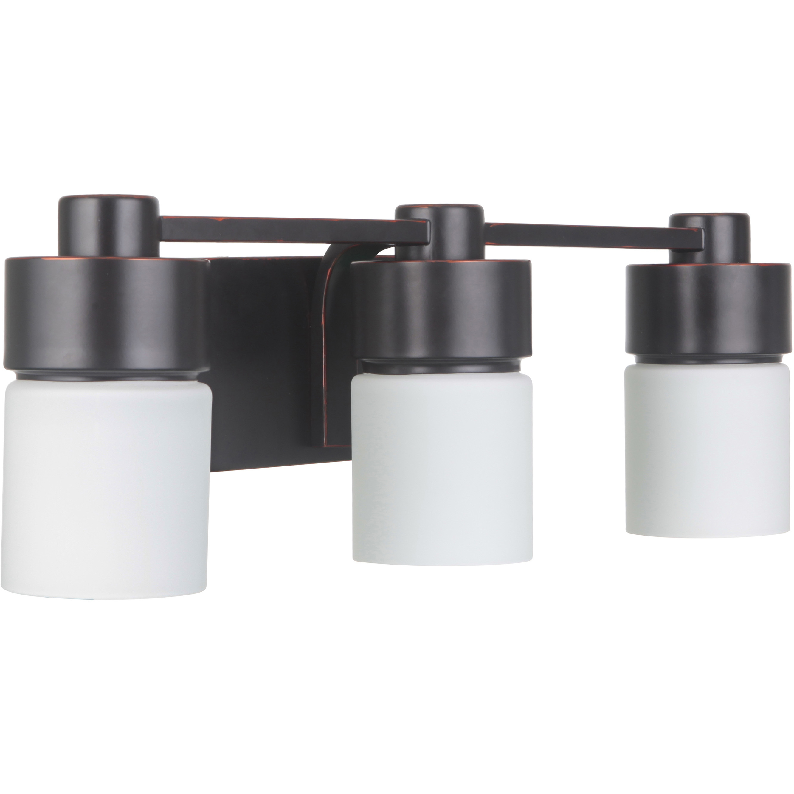 Neighborhood District 3 Light 22 inch Flat Black Vanity Light Wall Light