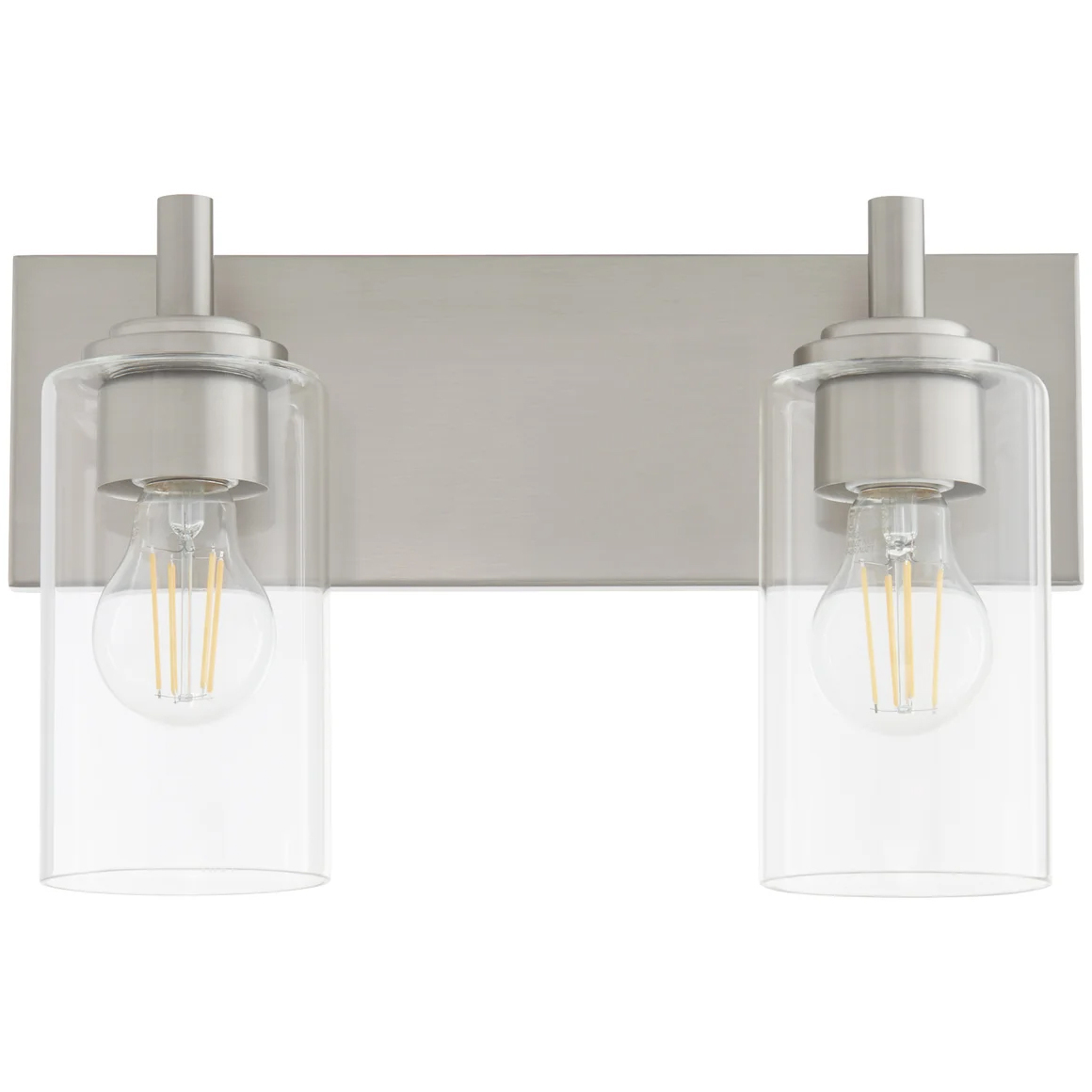 Fallstaff 2 Light 14.5 inch Satin Nickel Vanity Light Wall Light