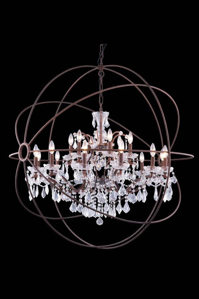Geneva 18 Light 44 inch Rustic Intent Pendant Ceiling Light in Clear, Urban Classic