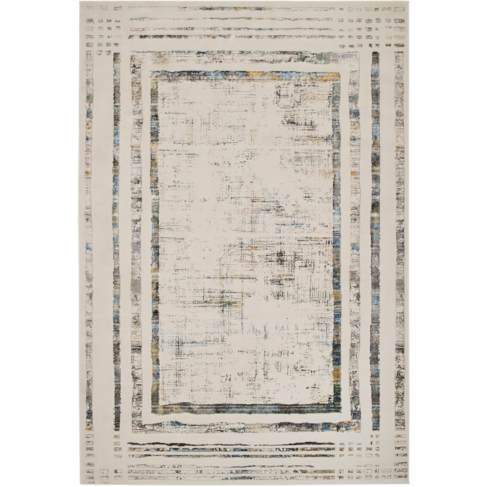 Adara 36 X 24 inch Neutral/Multi Rug in 2 x 3