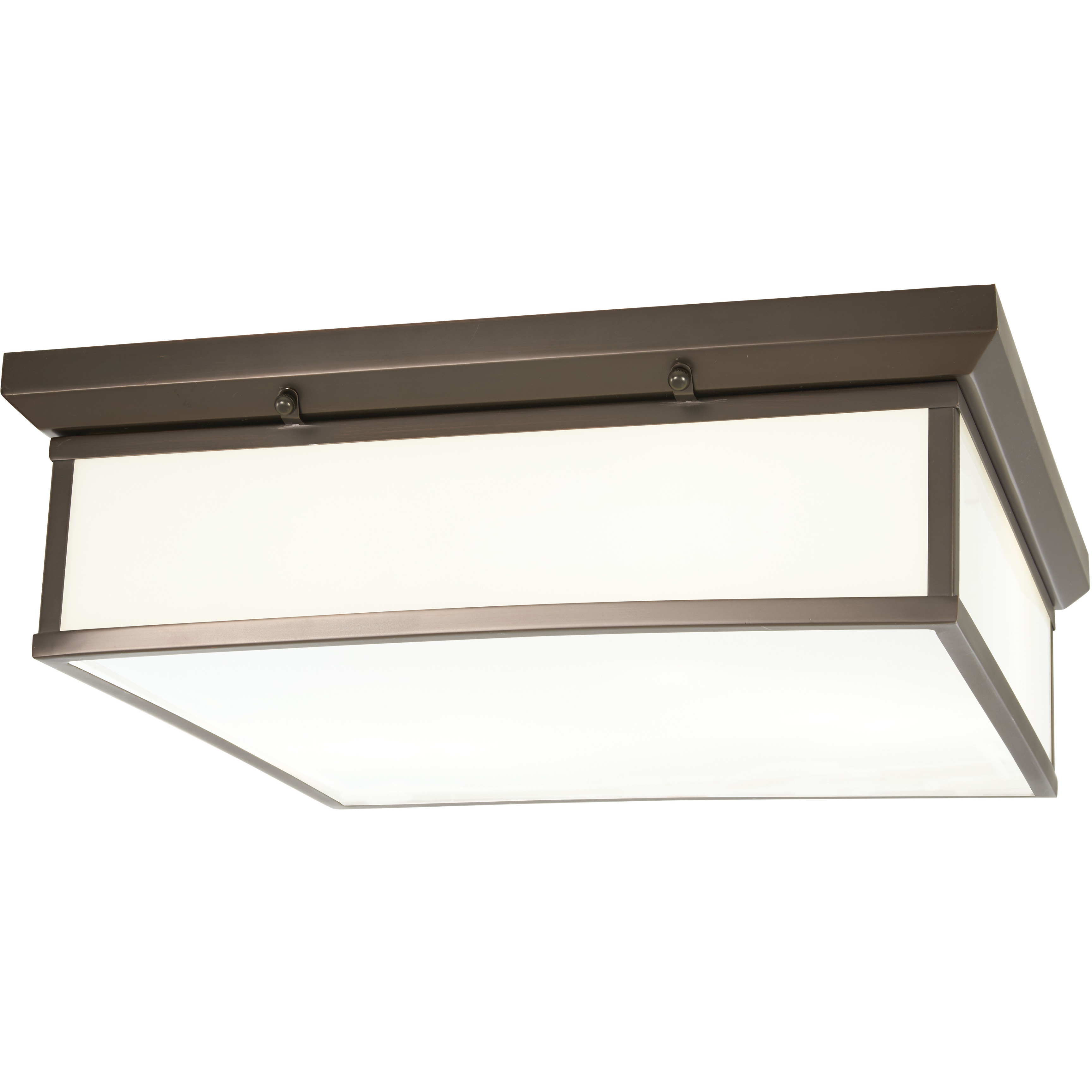 ML LED 20 inch Harvard Court Bronze Flush Mount Ceiling Light