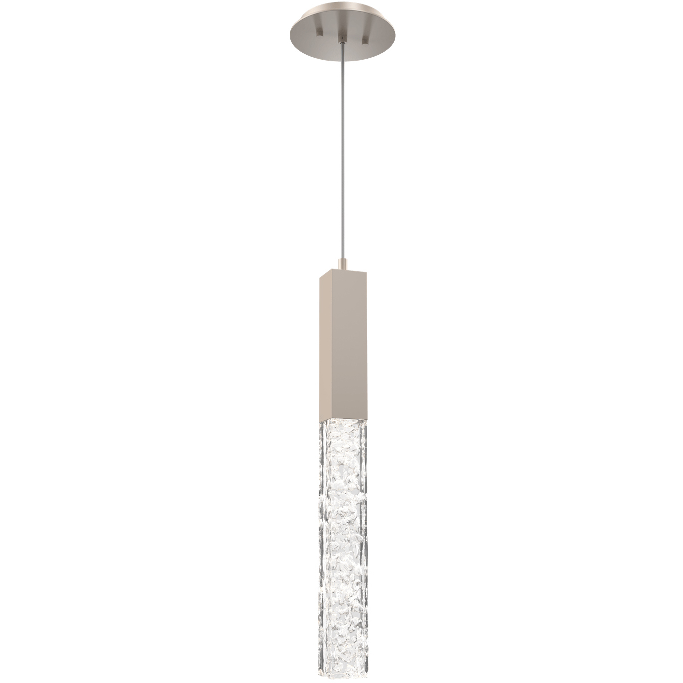 Axis LED 6 inch Beige Silver Pendant Ceiling Light in Metallic Beige Silver, 2700K LED, Single