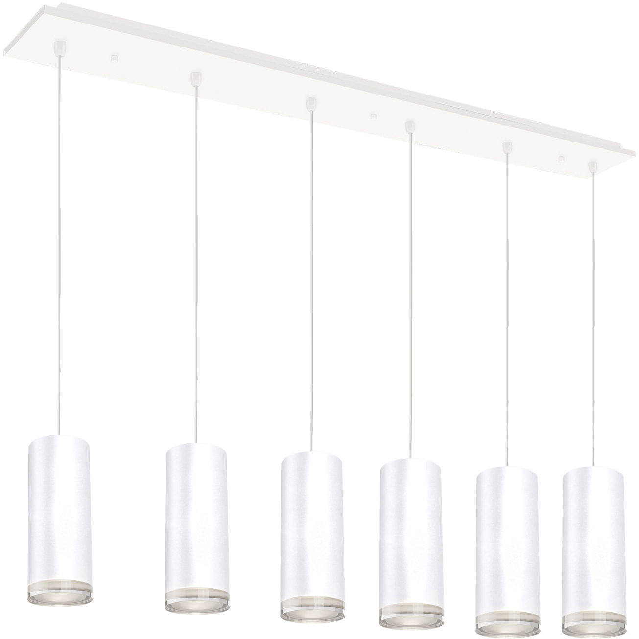 Cameo LED 5.13 inch White Multi Pendant Ceiling Light
