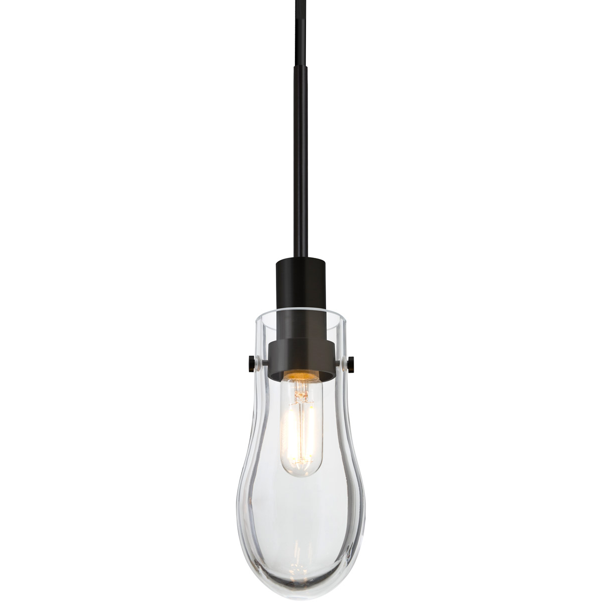 Wish 1 Light Black Pendant Ceiling Light
