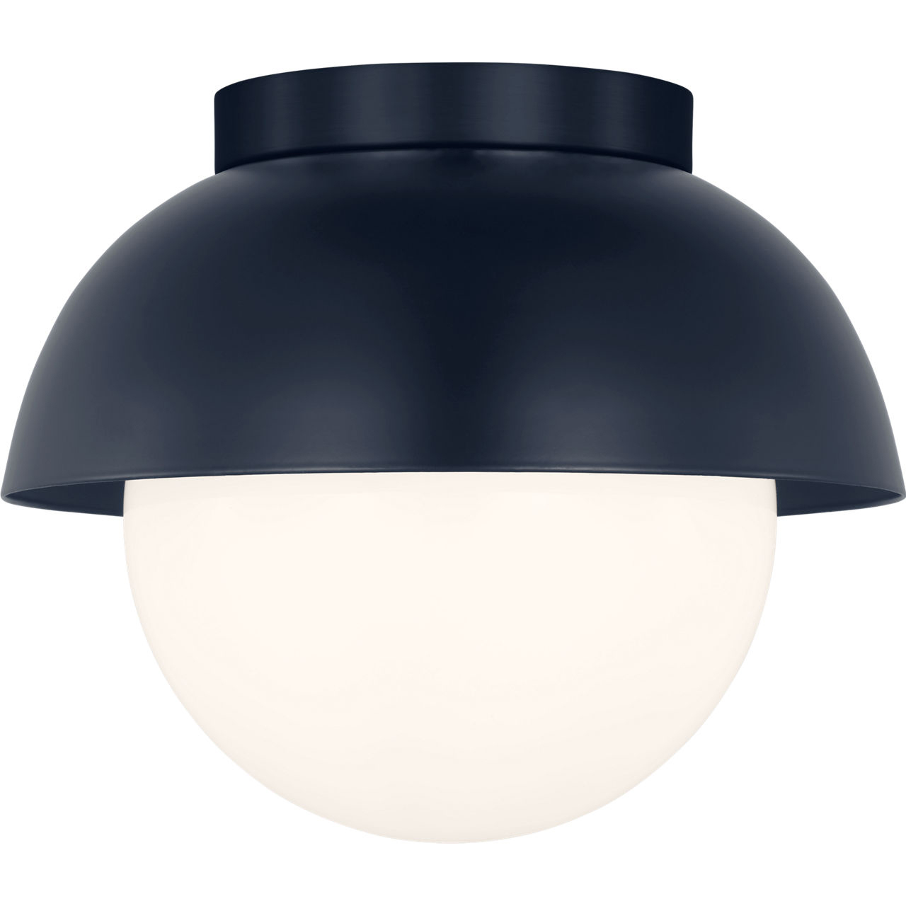 Drew & Jonathan Hyde 1 Light 8 inch Navy Flush Mount Ceiling Light in Standard