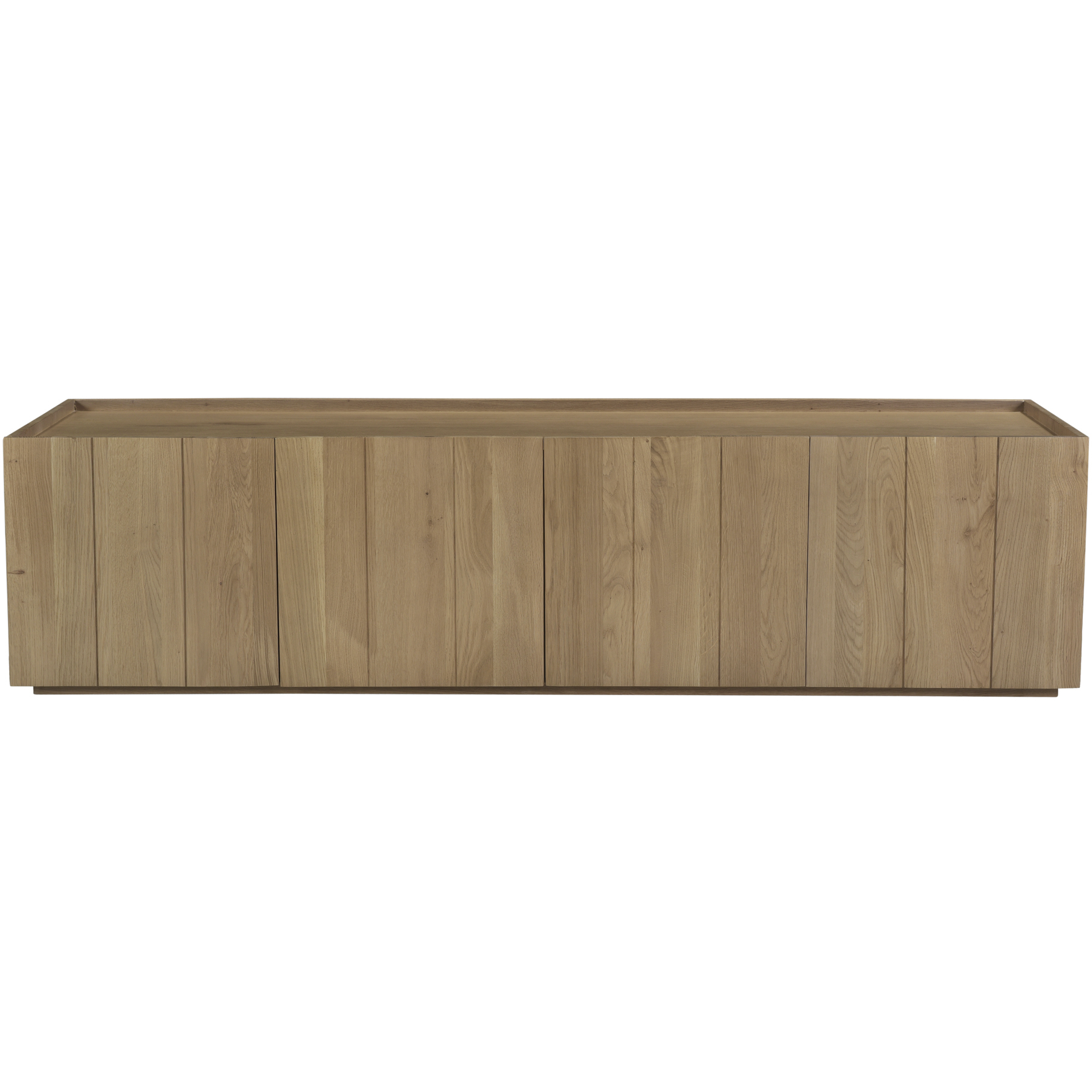 Plank 72 inch Natural Oak Media Cabinet