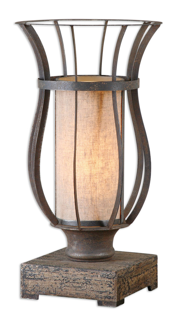 Minozzo 18 inch 40 watt Bronze Accent Lamp Portable Light