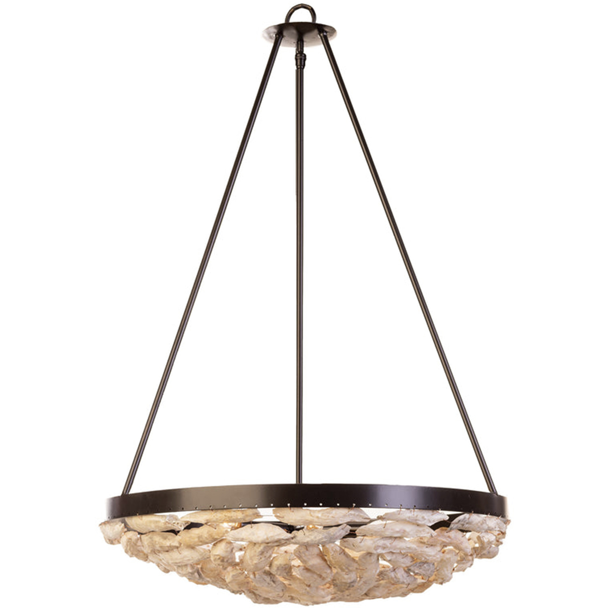 Lowcountry 6 Light Darkened Bronze Pendant Ceiling Light