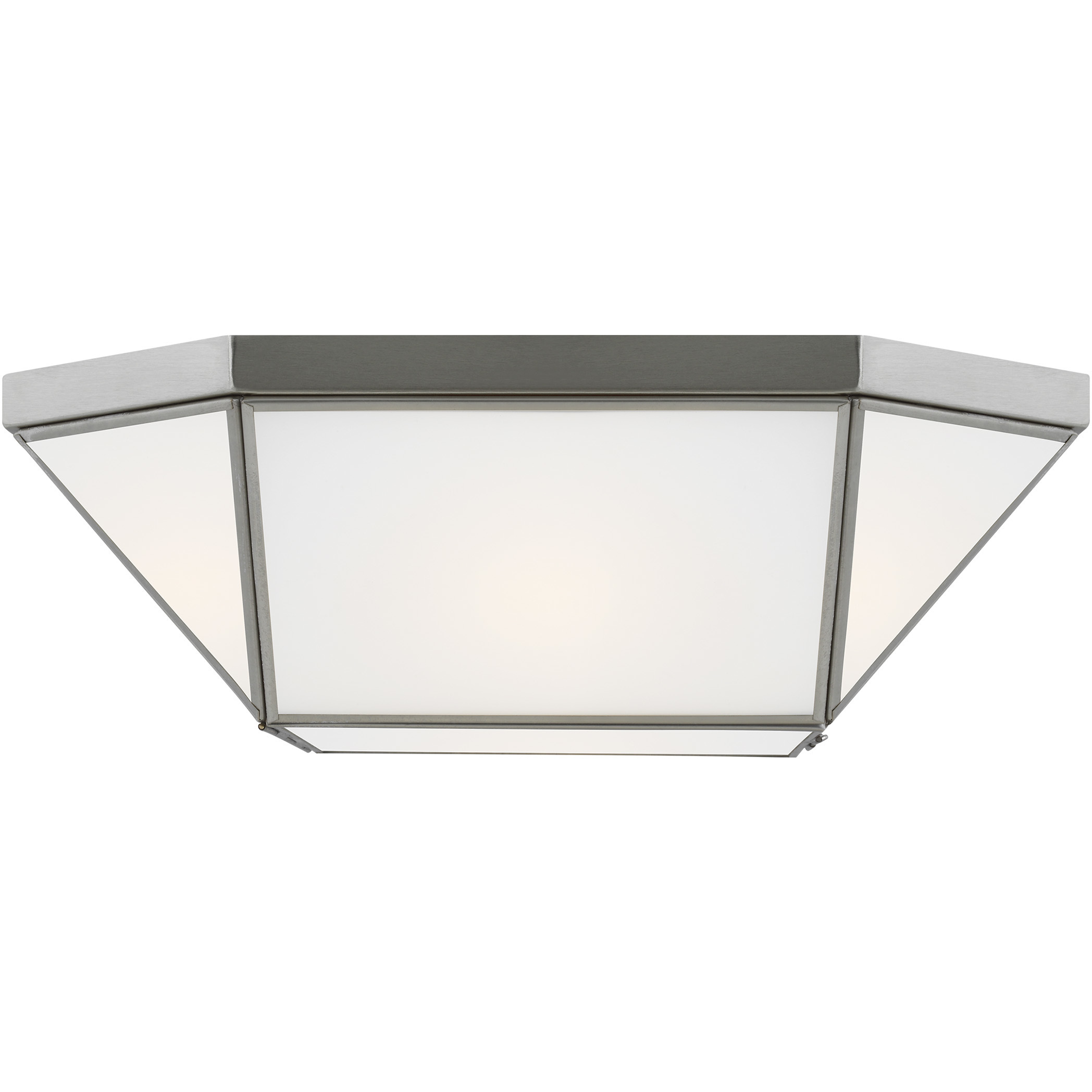 Suzanne Kasler Morrison 2 Light 15.5 inch Brushed Nickel Flush Mount Ceiling Light
