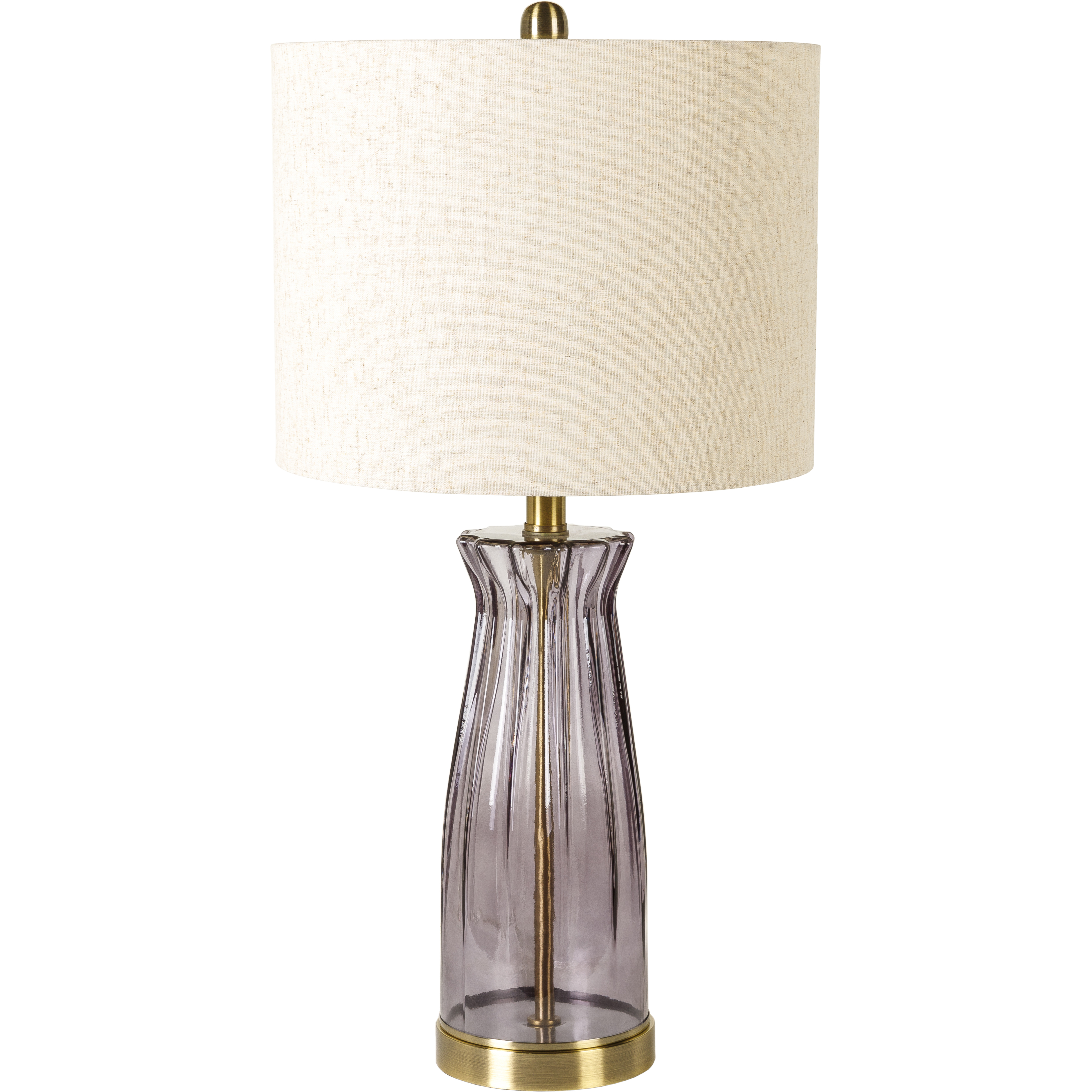 Louisiana 25 inch 150 watt Brass Table Lamp Portable Light