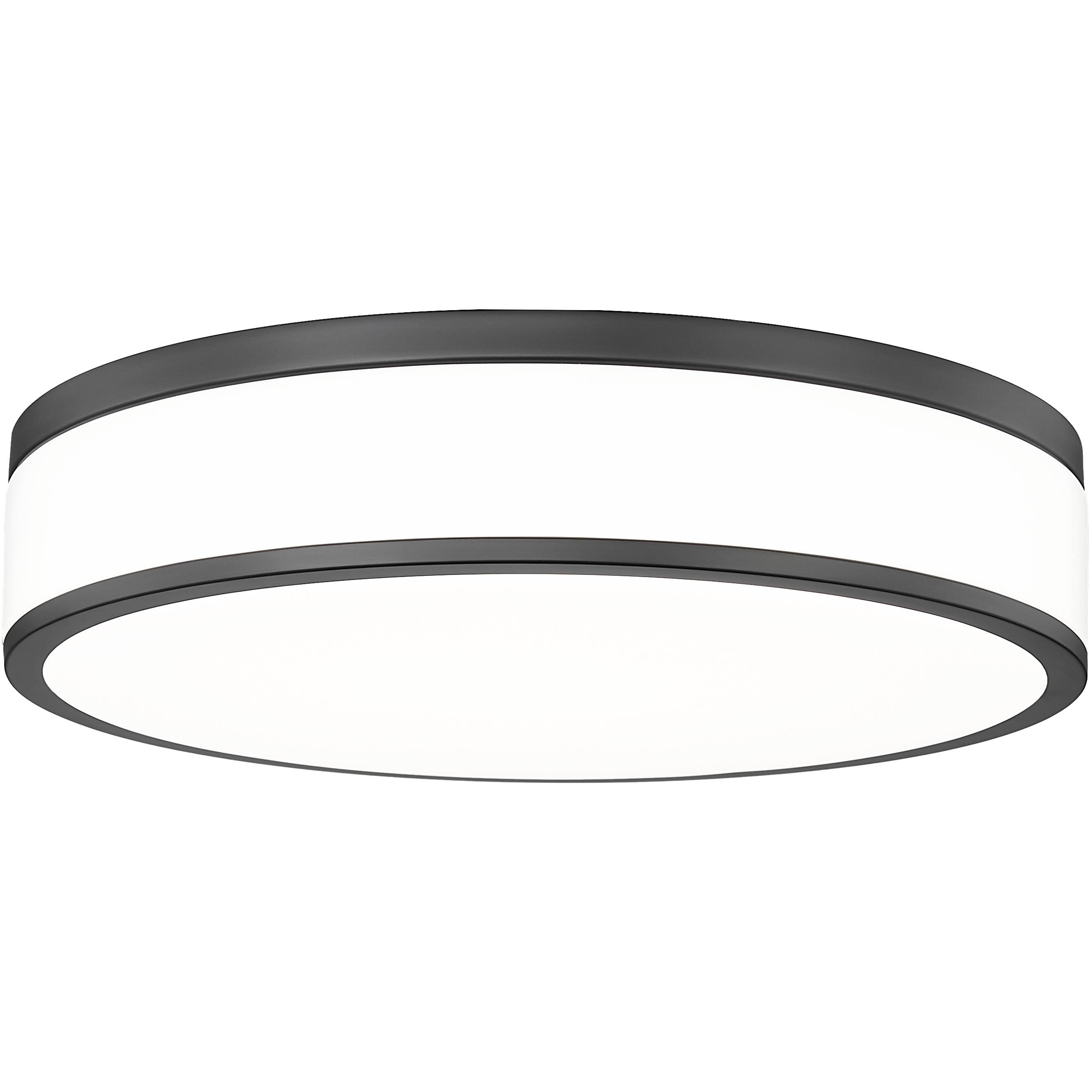 Ballord LED 16 inch Matte Black Flush Mount Ceiling Light