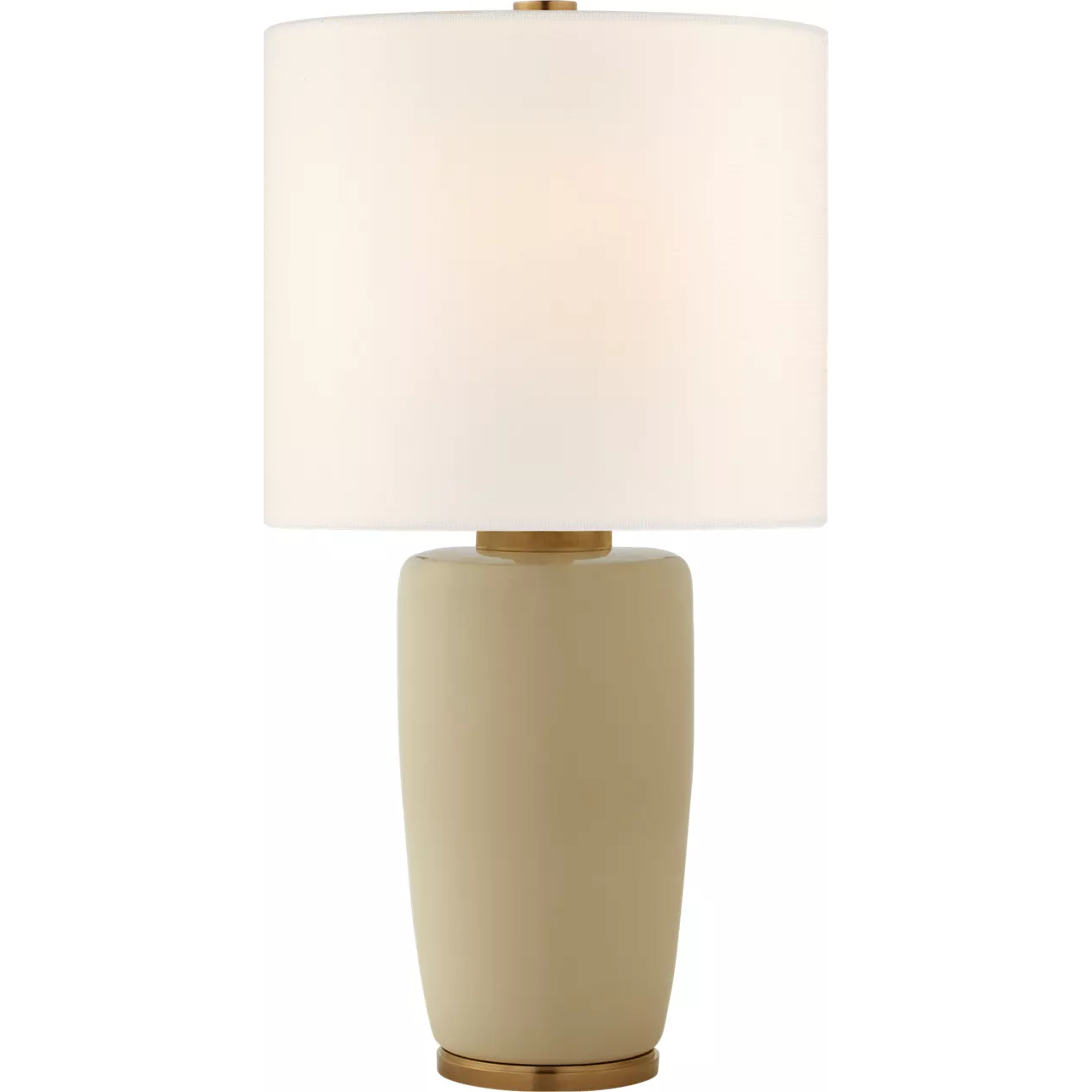 Barbara Barry Chado 31.25 inch 100 watt Coconut Porcelain Table Lamp Portable Light, Large
