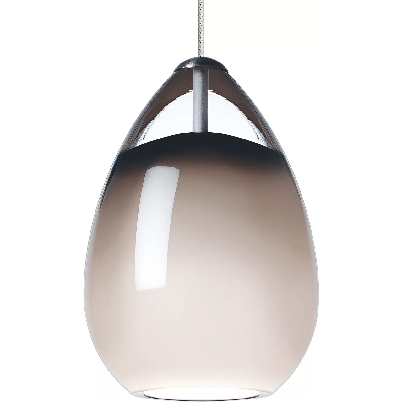Sean Lavin Alina 1 Light 12 Antique Bronze Low-Voltage Pendant Ceiling Light in Halogen, MonoRail, Smoke Glass