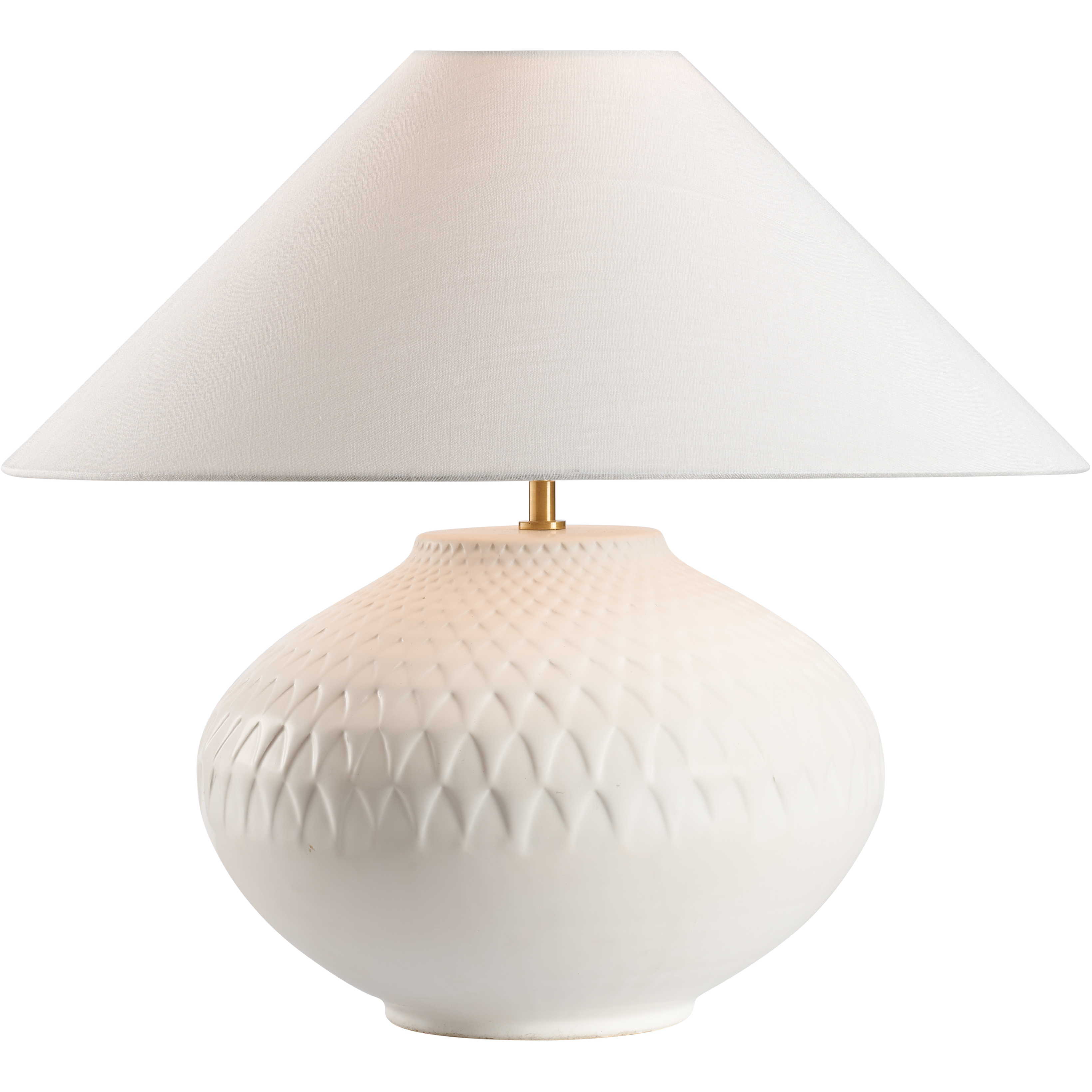 Manzoni 15 inch 100.00 watt White/Cream Table Lamp Portable Light