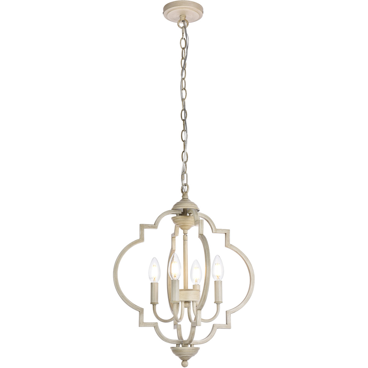 Sandara 4 Light 16 inch Weathered Dove Pendant Ceiling Light in Weatehred Dove