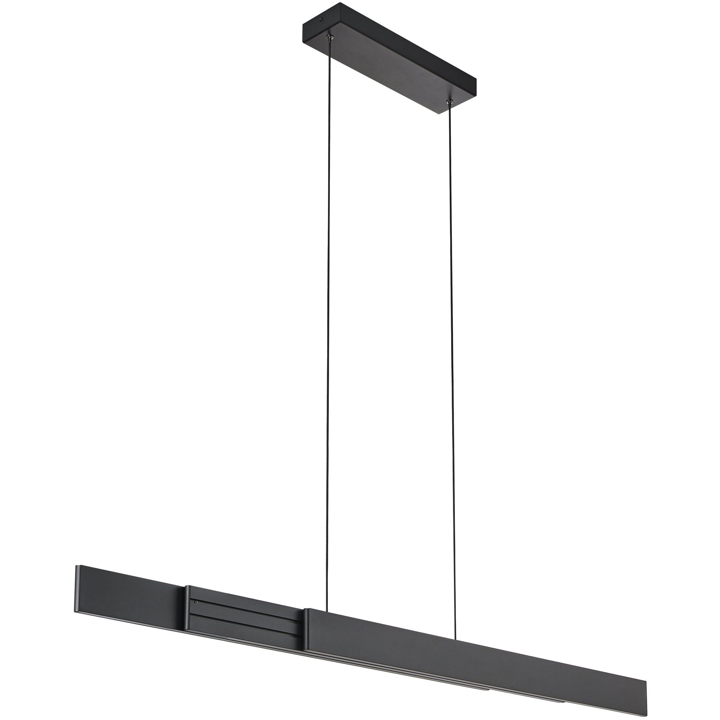 Falsetto LED 40.25 inch Textured Black Linear Chandelier Ceiling Light