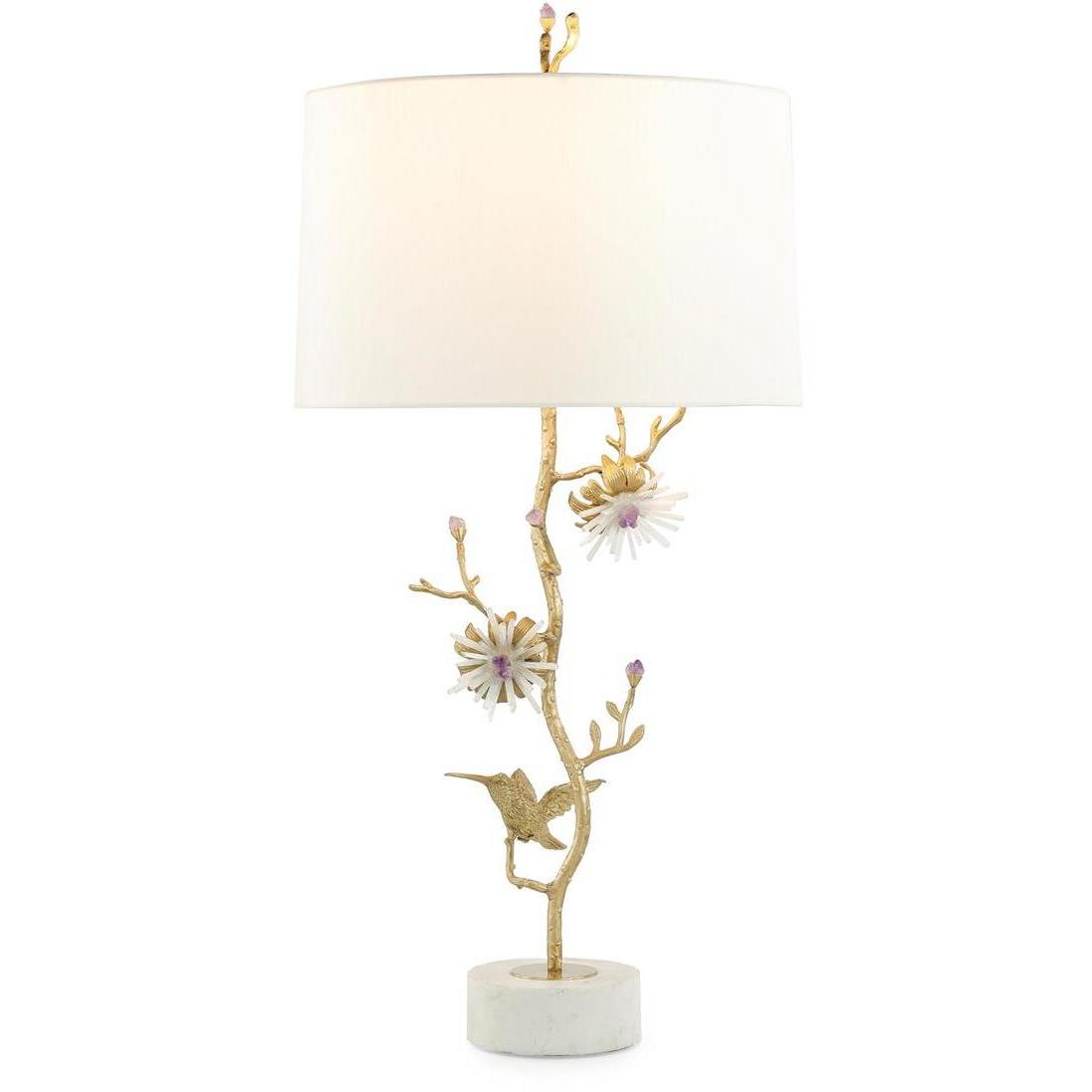 Gemstone Garden 37.25 inch Table Lamp Portable Light