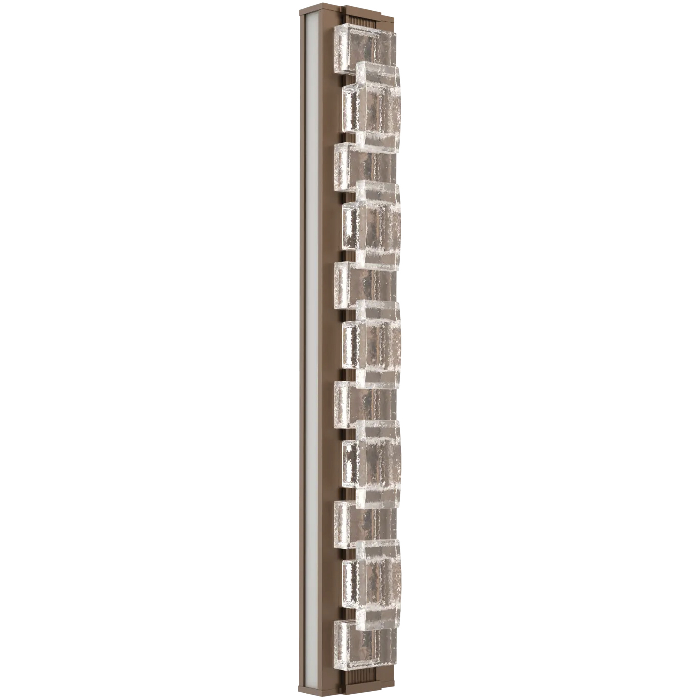 Tessera LED 5.1 inch Burnished Bronze with Salt White Sconce Wall Light