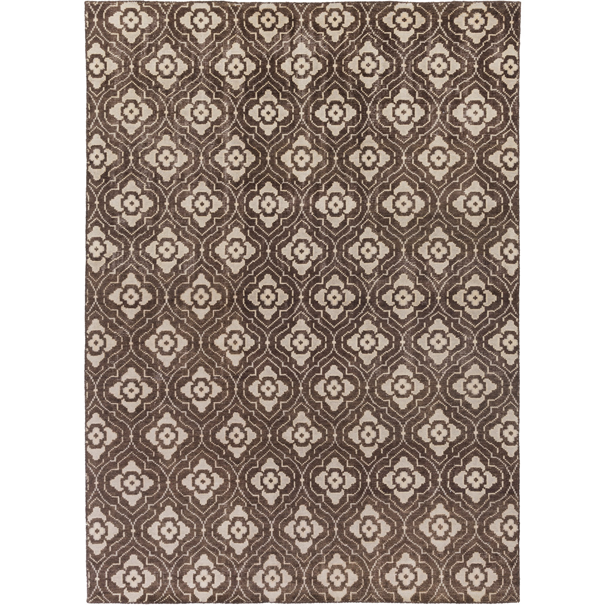 Cypress 156 X 108 inch Dark Brown, Khaki, Beige Rug