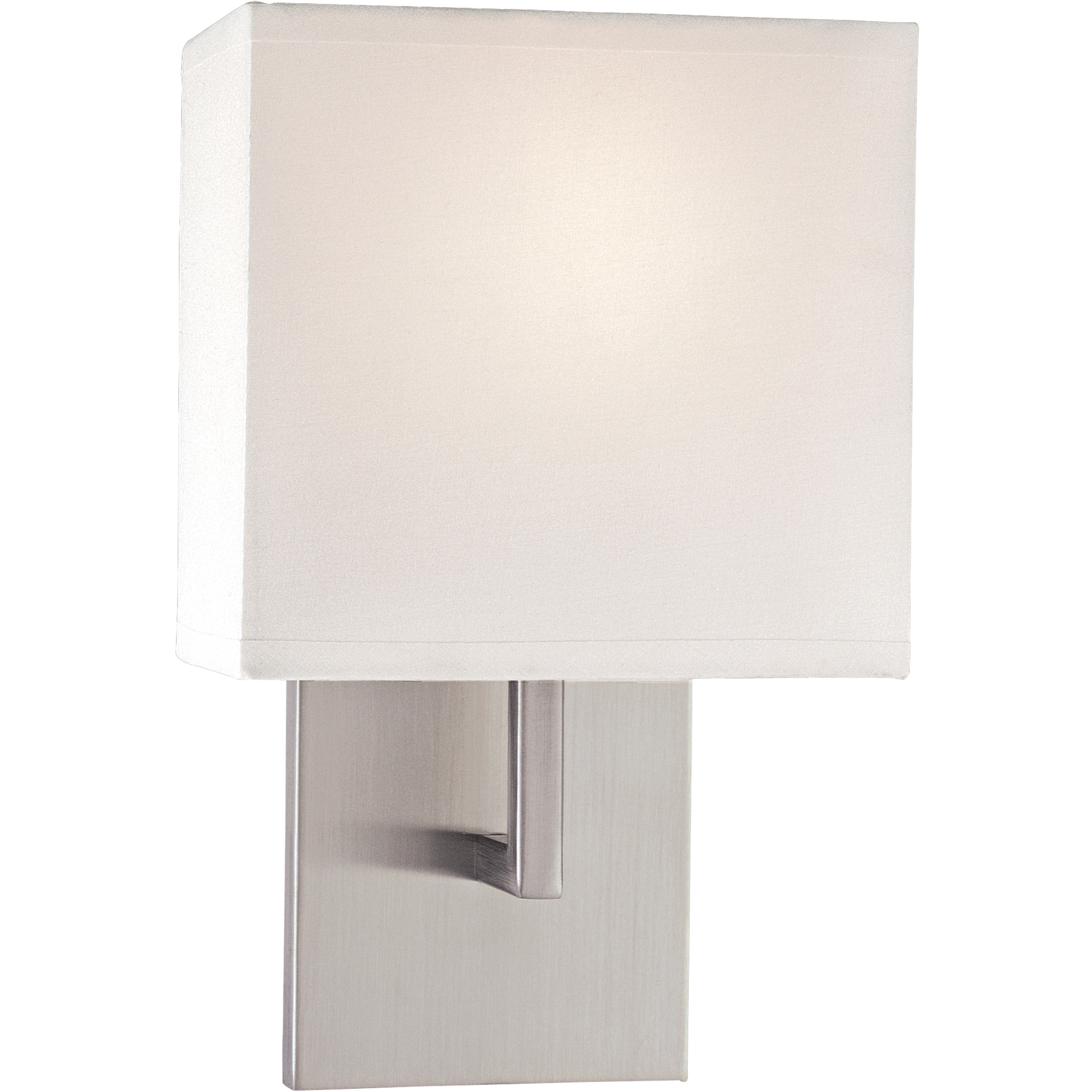 Sconces 1 Light 7 inch Brushed Nickel ADA Wall Sconce Wall Light in Incandescent