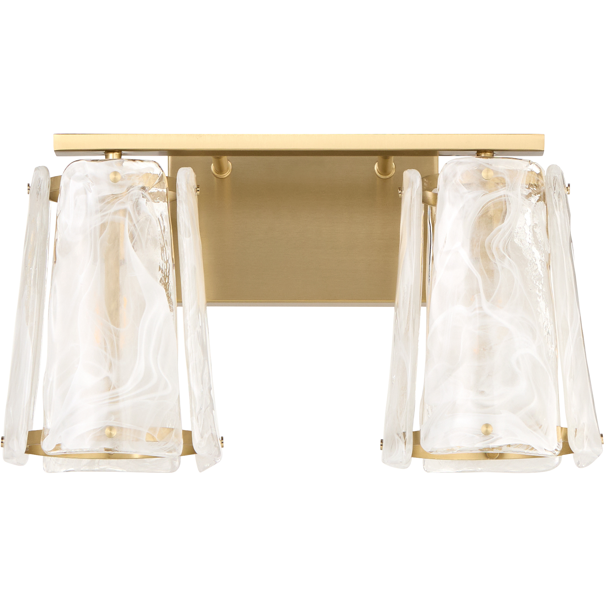 Prestige 2 Light 17 inch Aged Brass Vanity Light Wall Light