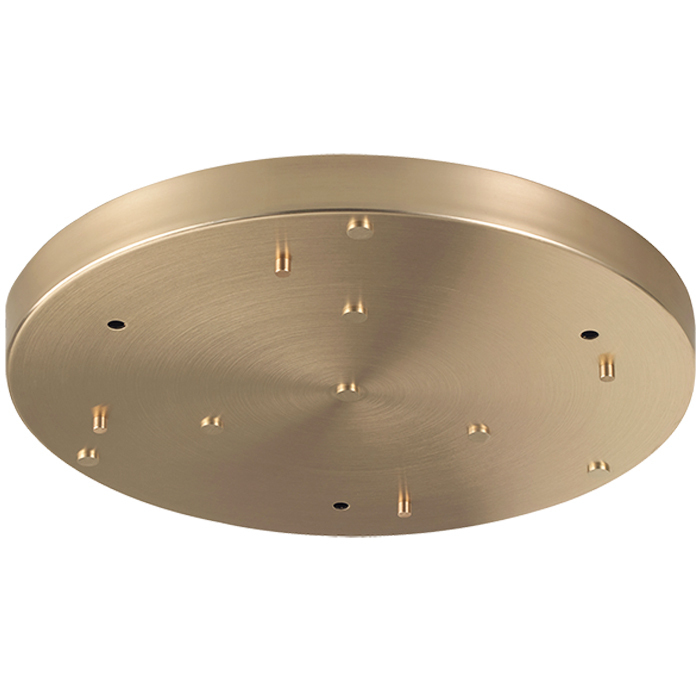Leo 16.5 inch Oxidized Rose Multi Ceiling Canopy Ceiling Light