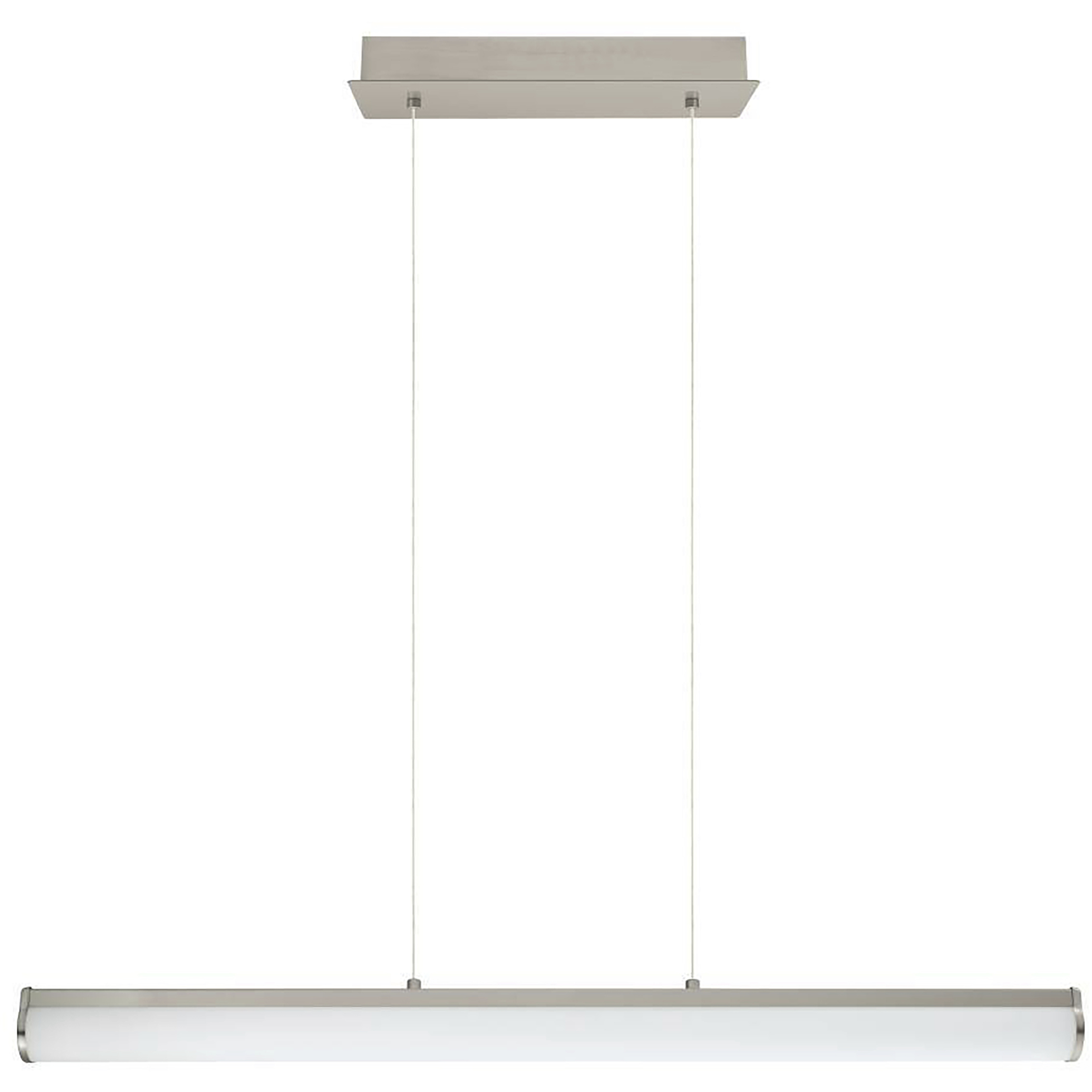 Calnova 2 LED 35.5 inch Matte Nickel Pendant Ceiling Light