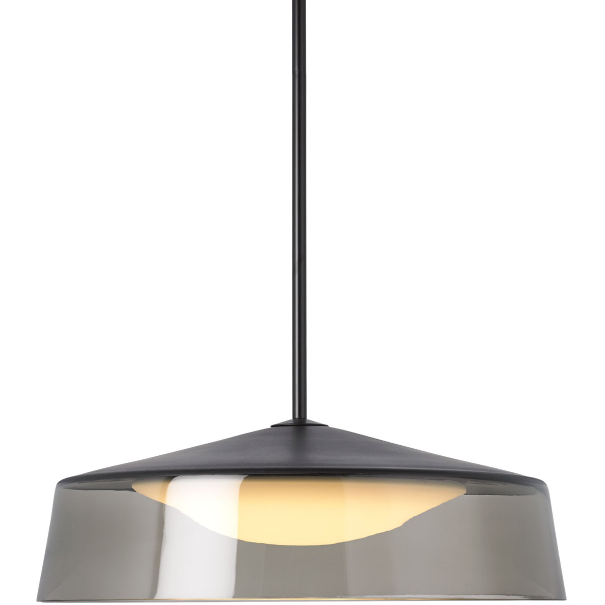 Masque Grande LED 18 inch Black Pendant Ceiling Light, Integrated LED