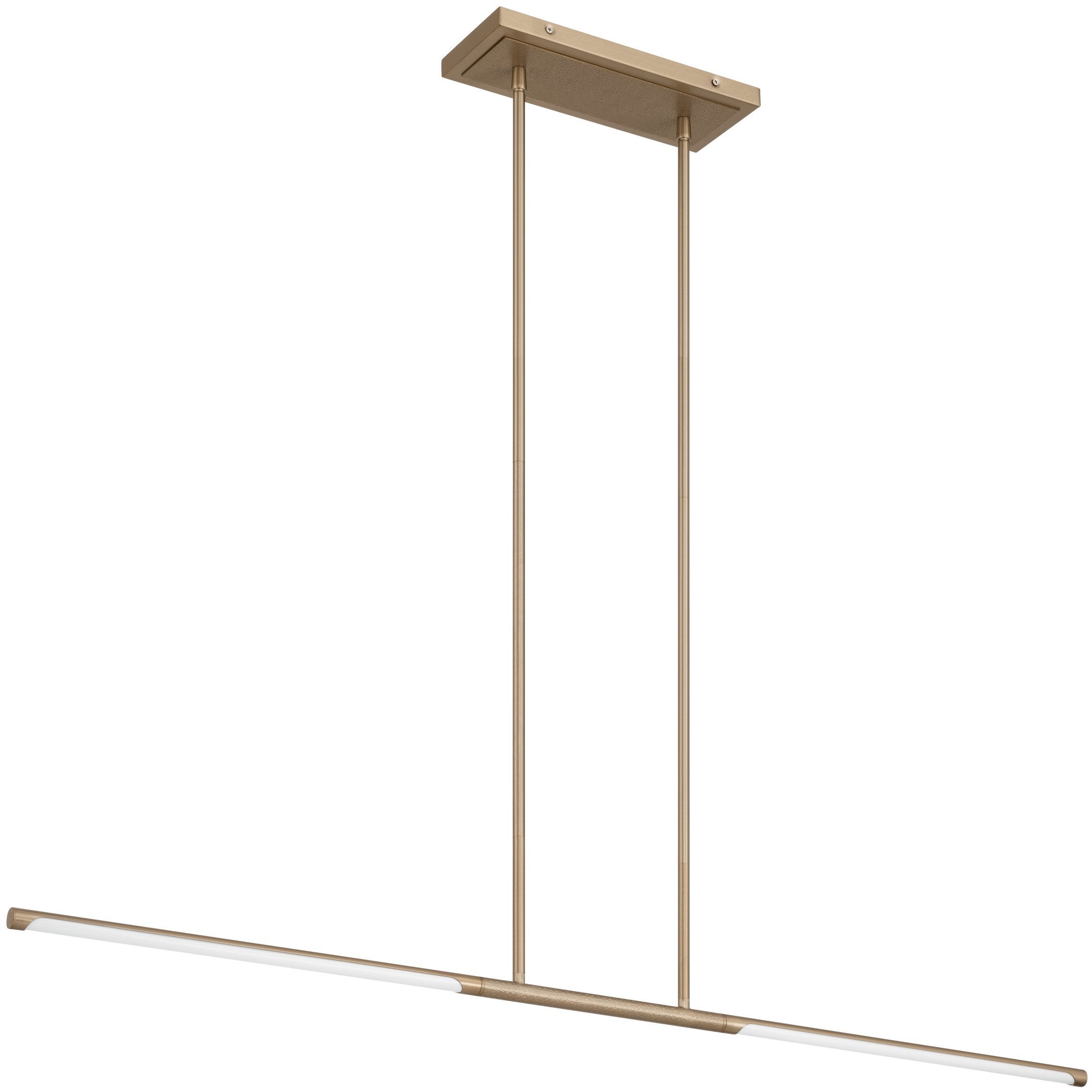 Overture LED 48 inch Champagne Gold Linear Chandelier Ceiling Light