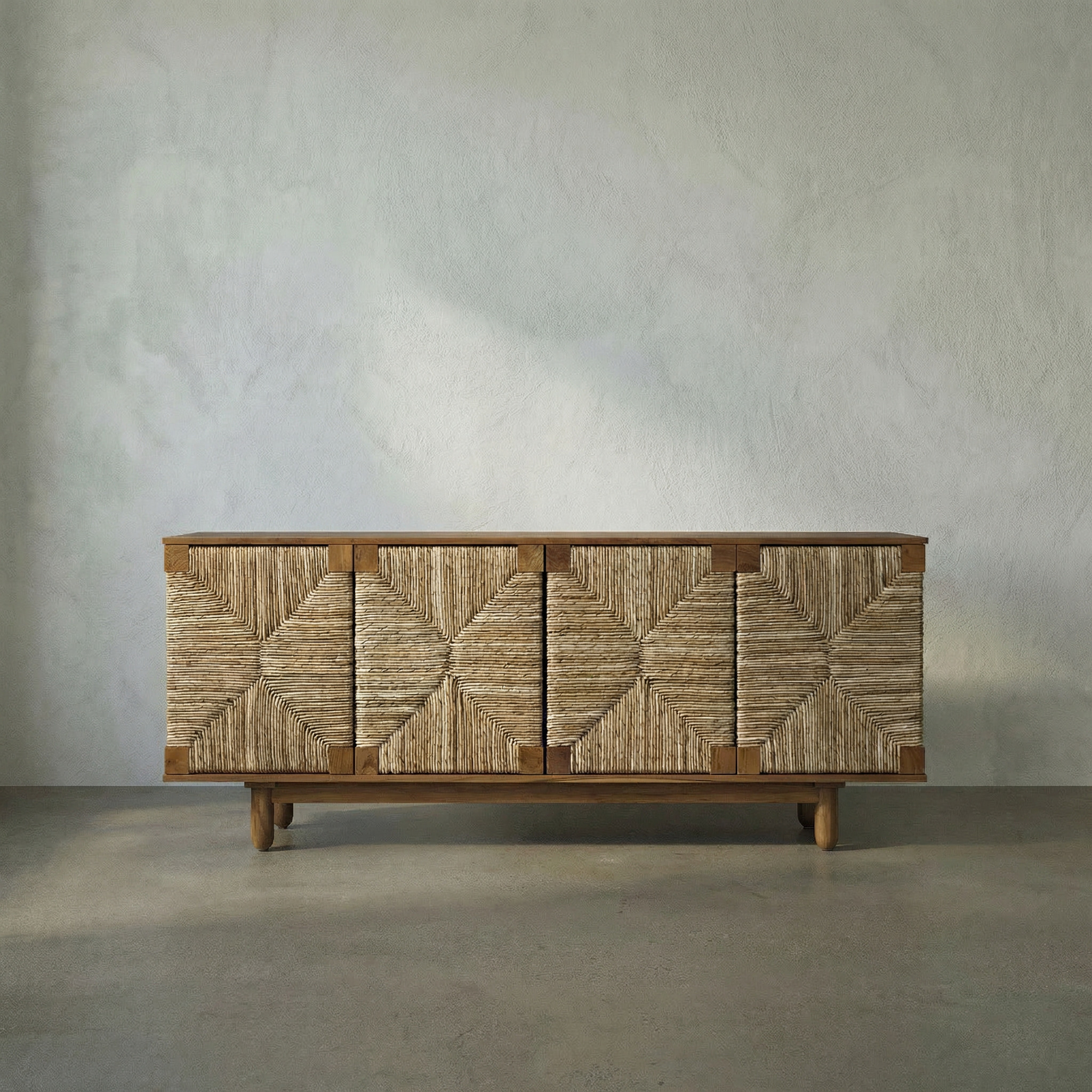 Brook 76 X 22.5 inch Teak Sideboard, 4 Door