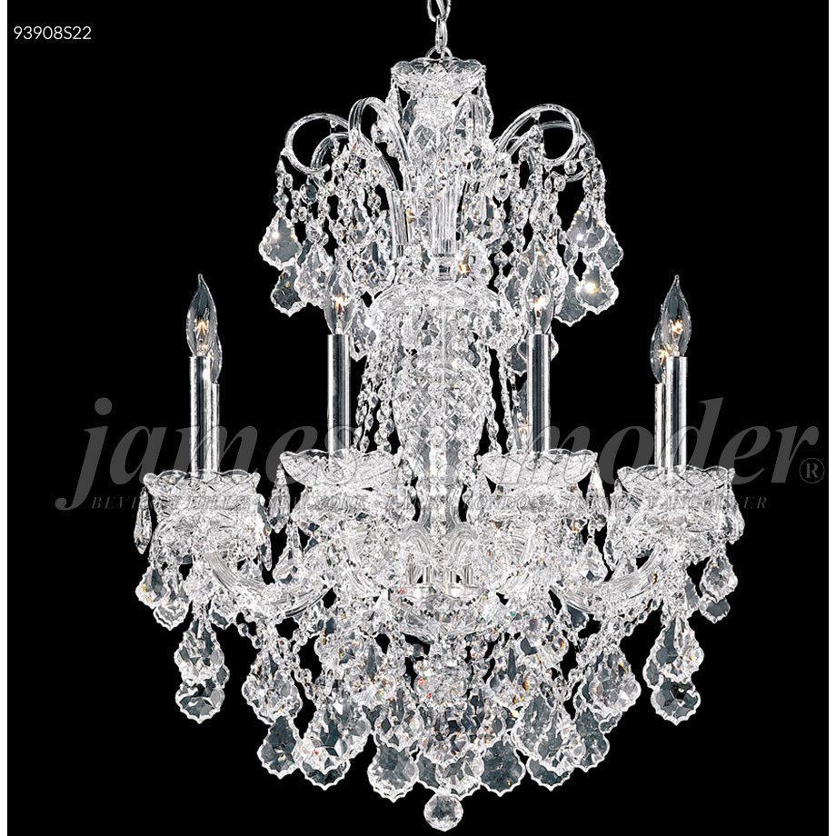 Maria Elena 8 Light 26 inch Silver Chandelier Ceiling Light