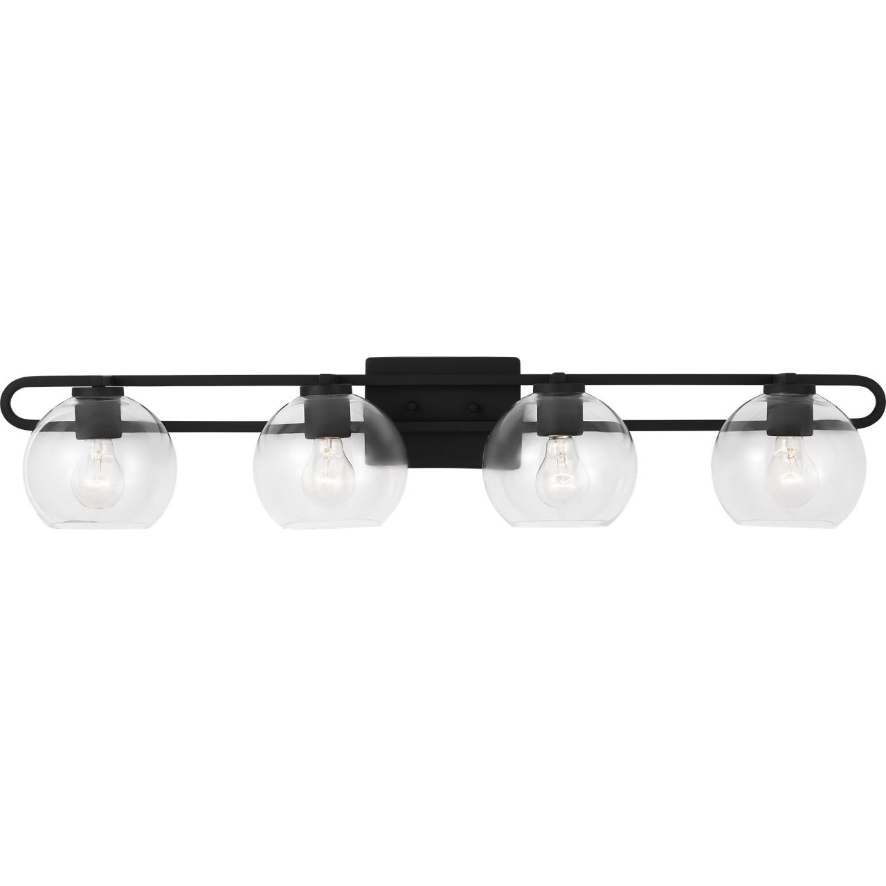 Codyn 4 Light 40 inch Midnight Black Bath Vanity Wall Light