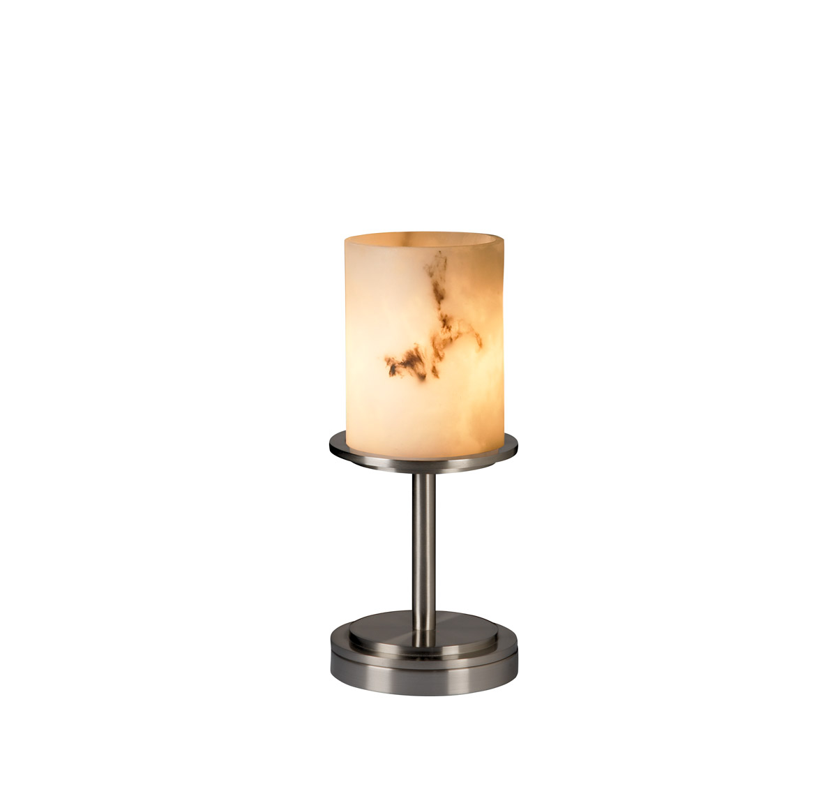 Clouds 12 inch 9 watt Brushed Nickel Table Lamp Portable Light in 700 Lm LED