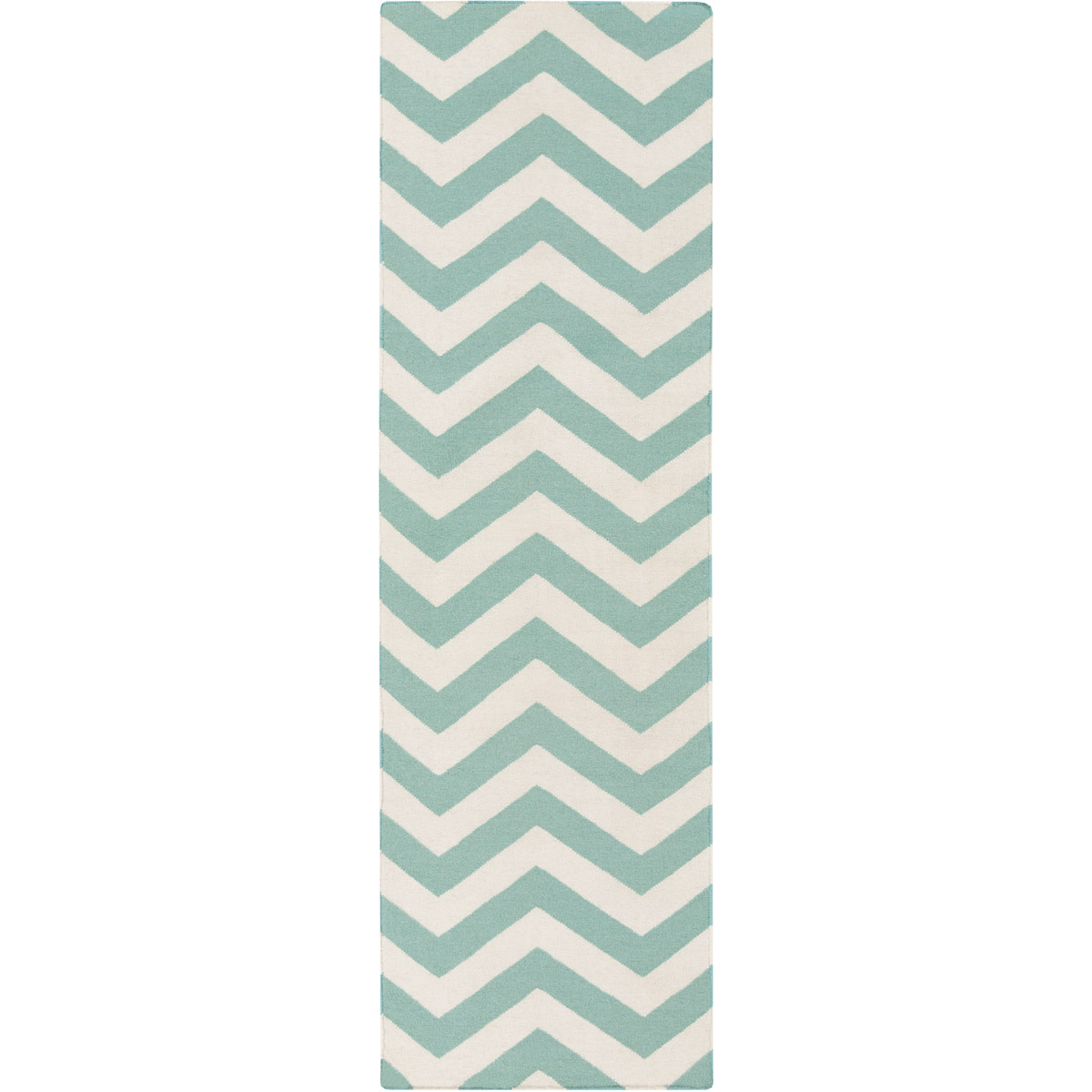 Frontier 36 X 24 inch Teal, Ivory Rug