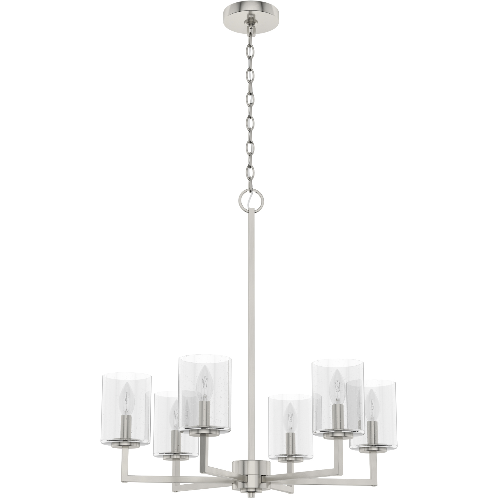 Kerrison 6 Light 24.5 inch Brushed Nickel Chandelier Ceiling Light