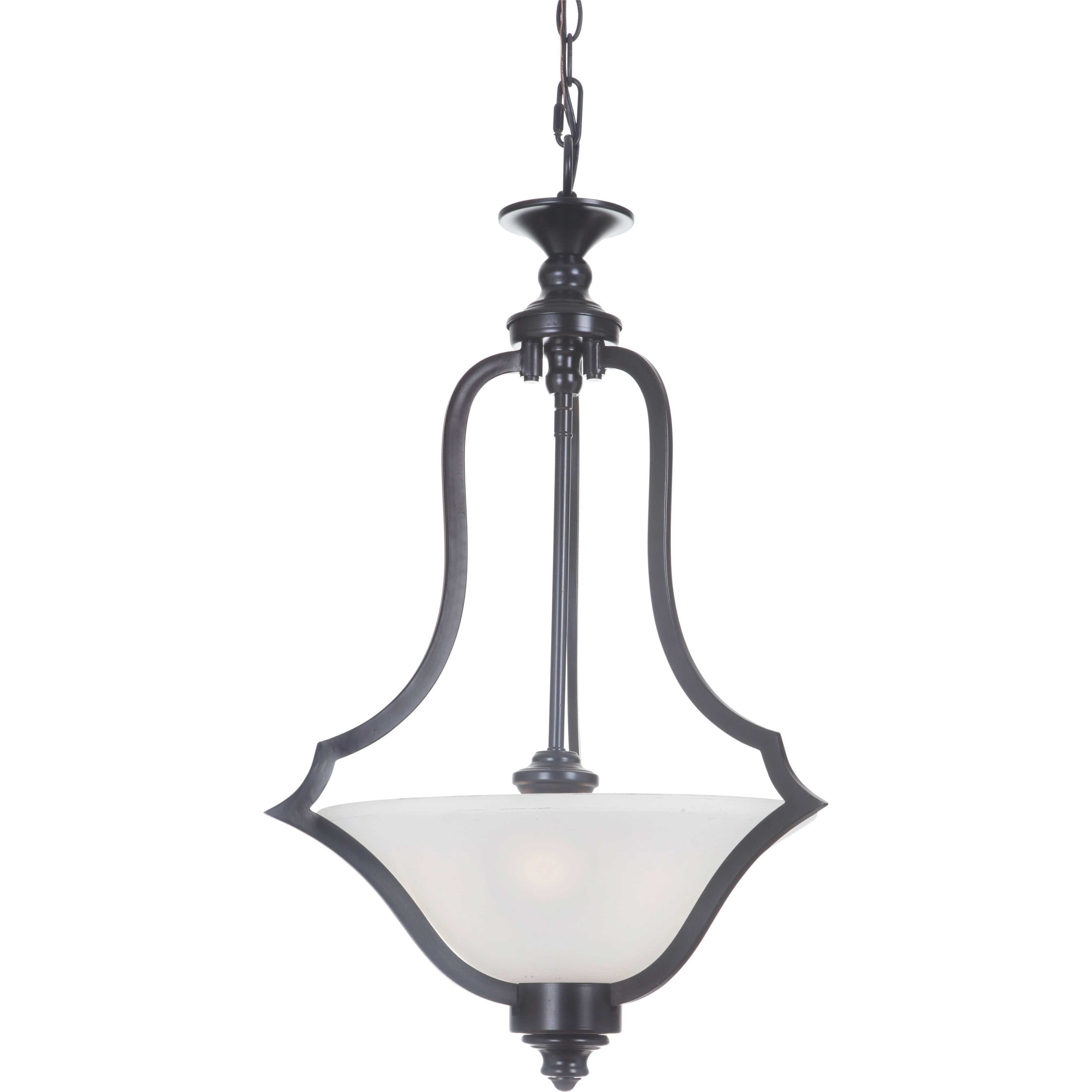 Gabriella 3 Light 18.11 inch Matte Black Pendant Ceiling Light, Jeremiah