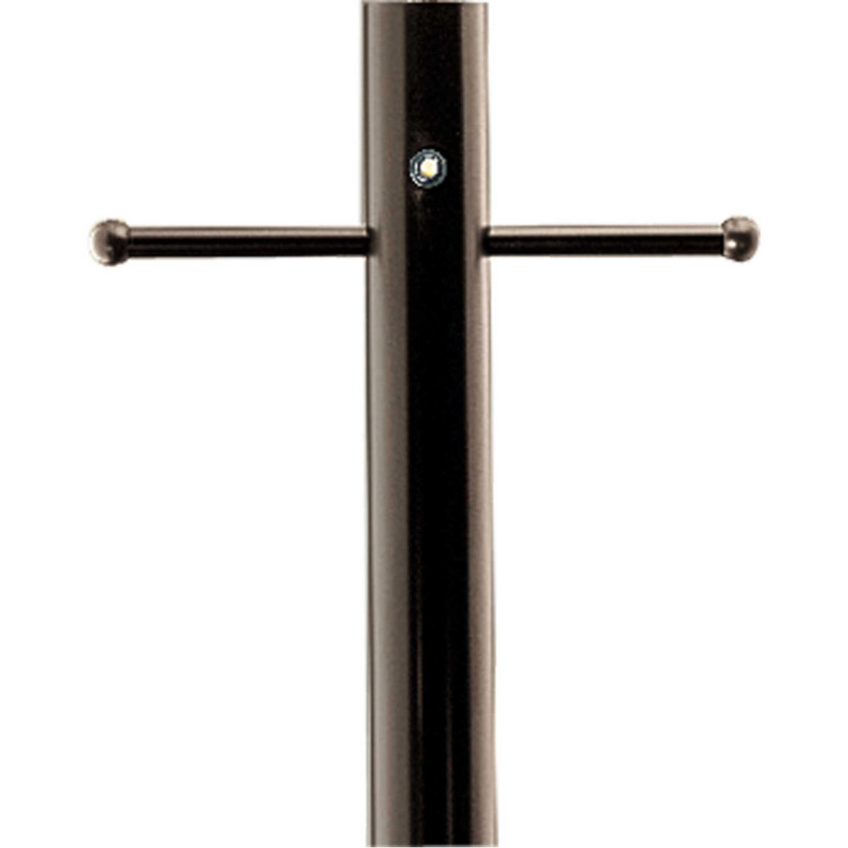 Outdoor Posts 84 inch Antique Bronze Outdoor Aluminum Post in Photocell Included, with Photocell