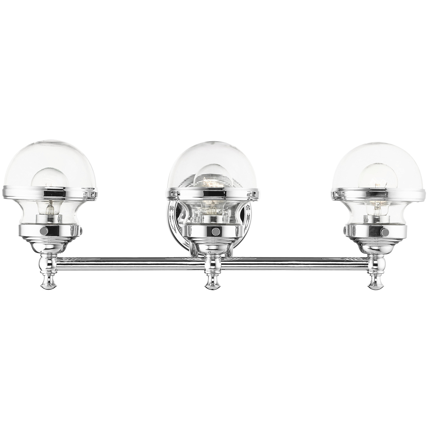 Oldwick 3 Light 24 inch Polished Chrome Vanity Sconce Wall Light