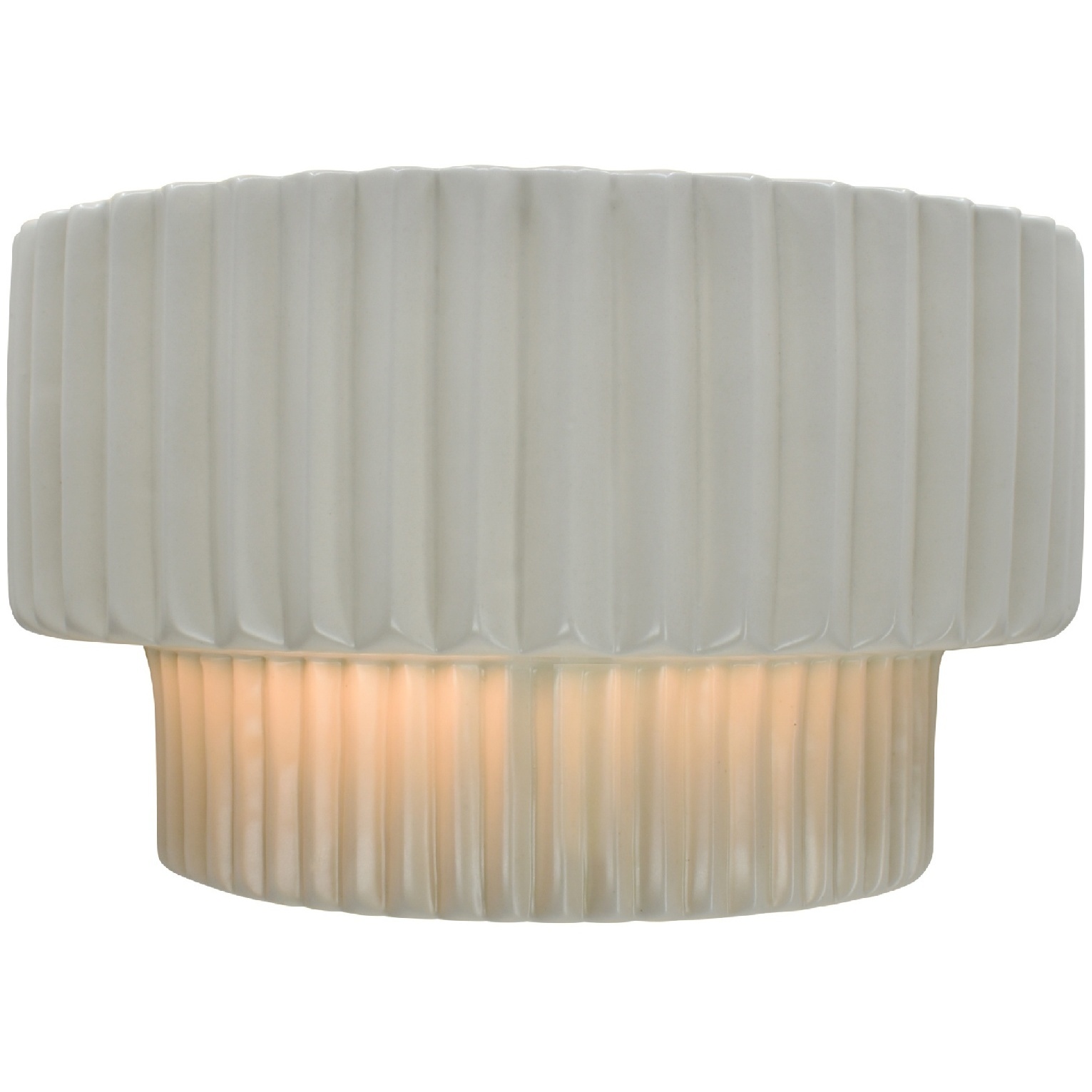 Ambiance 1 Light 10 inch Matte White and Champagne Gold Wall Sconce Wall Light
