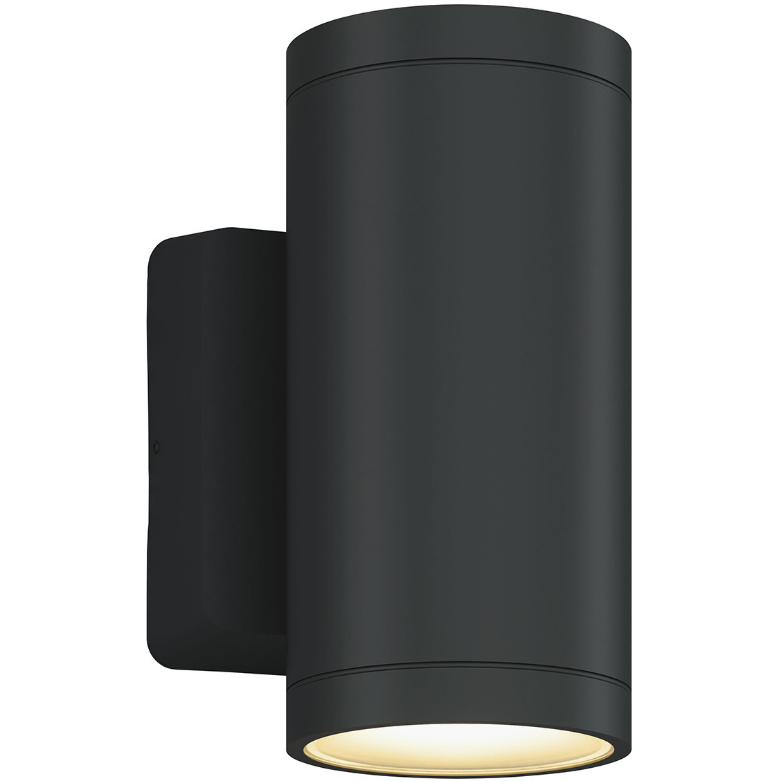 Outdoor Cylinder 1 Light 5.8 inch Anthracite LED Wall Sconce Wall Light
