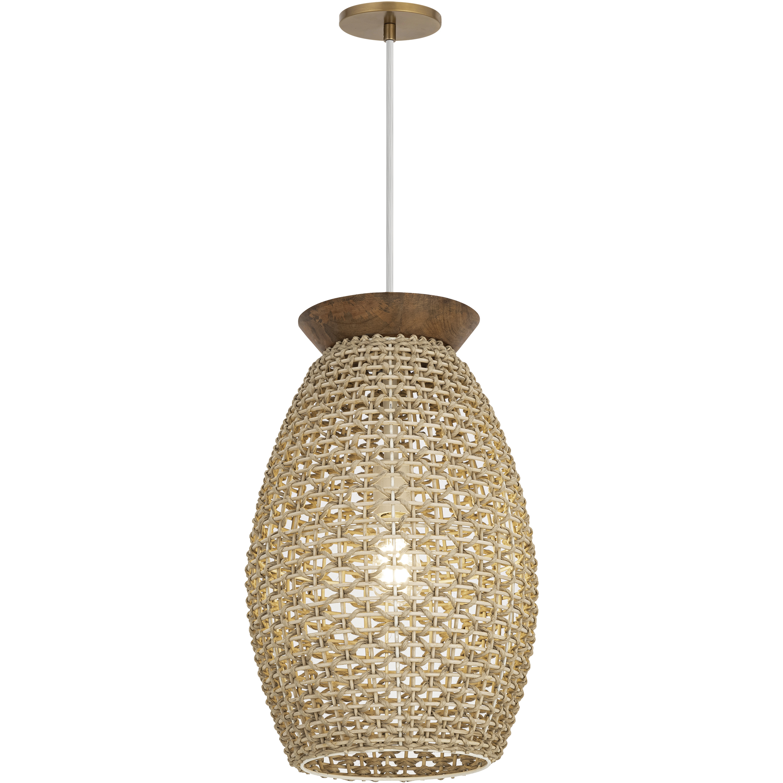 Cotswold 1 Light 12 inch Single Pendant Ceiling Light