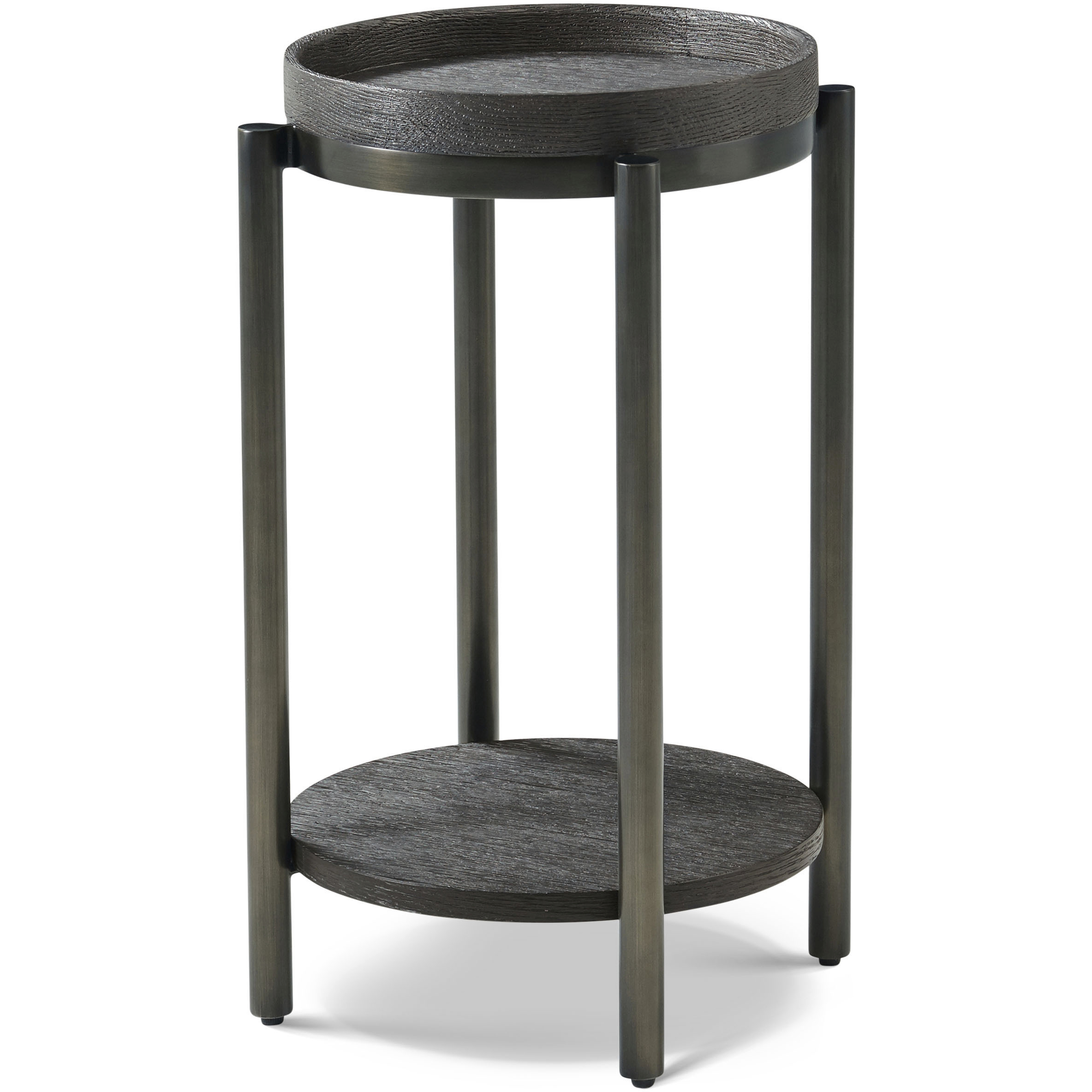 Repose 22 X 14.25 inch Charcoal Oak Side Table